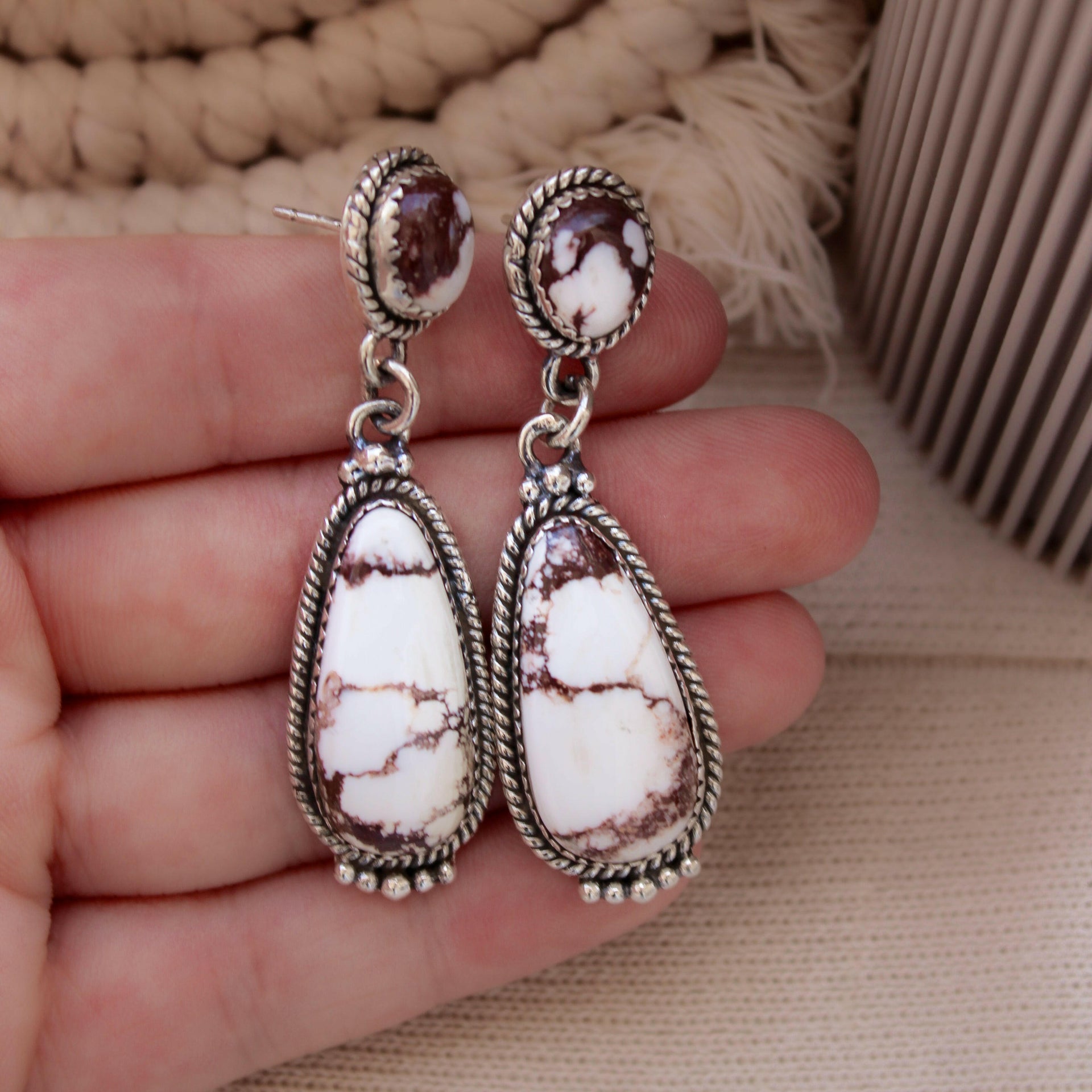 Stone Drop Earrings | Krush Exclusive-Drop Earrings-Krush Kandy, Women's Online Fashion Boutique Located in Phoenix, Arizona (Scottsdale Area)