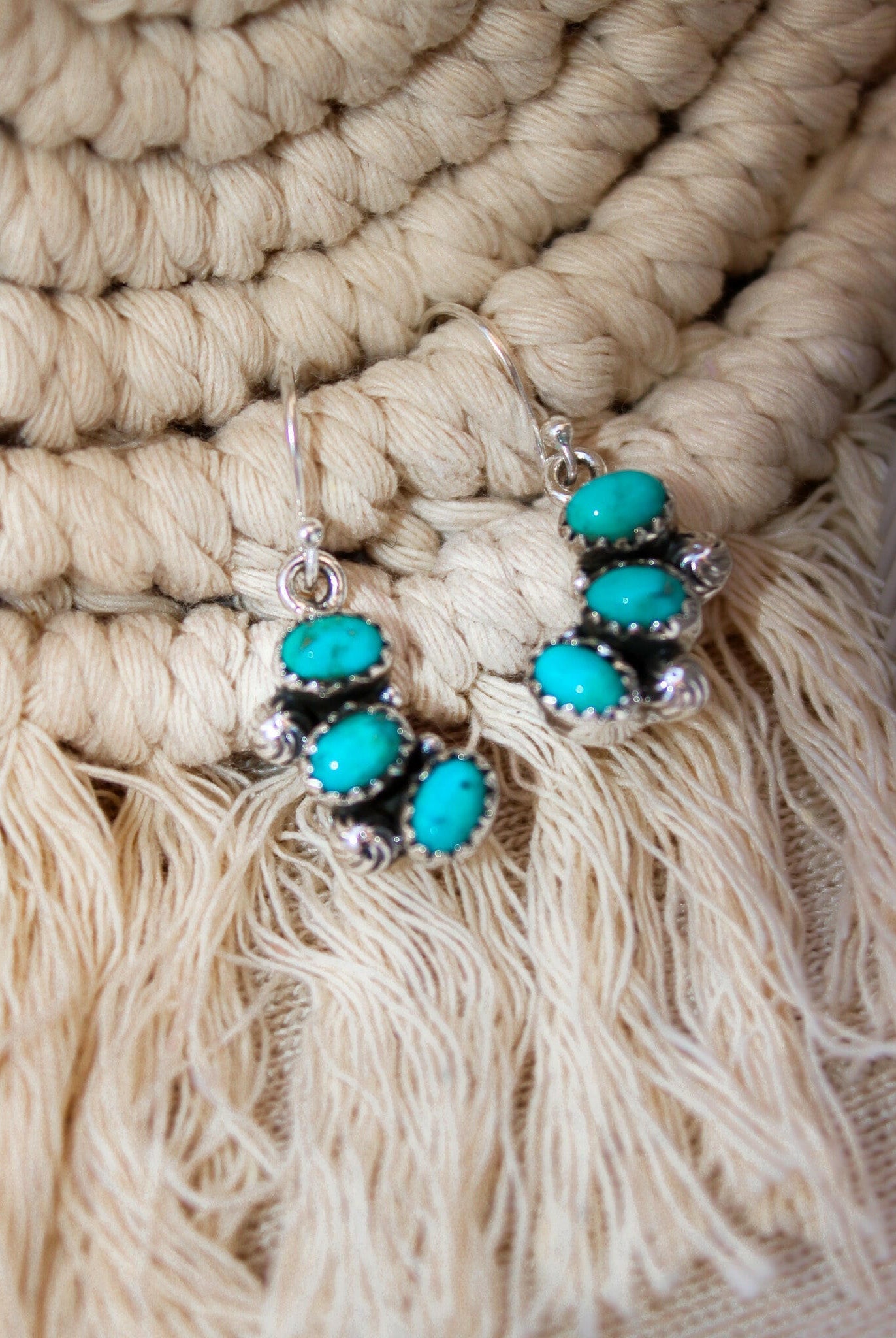 Half Cluster Stone Dangle Stone Earrings-Drop Earrings-Krush Kandy, Women's Online Fashion Boutique Located in Phoenix, Arizona (Scottsdale Area)