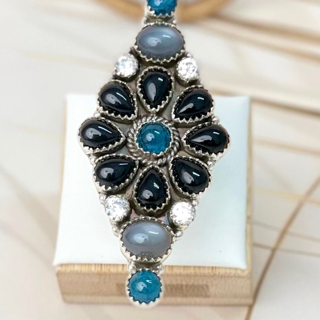 Stargazer Moonstone Rings-Rings-Krush Kandy, Women's Online Fashion Boutique Located in Phoenix, Arizona (Scottsdale Area)