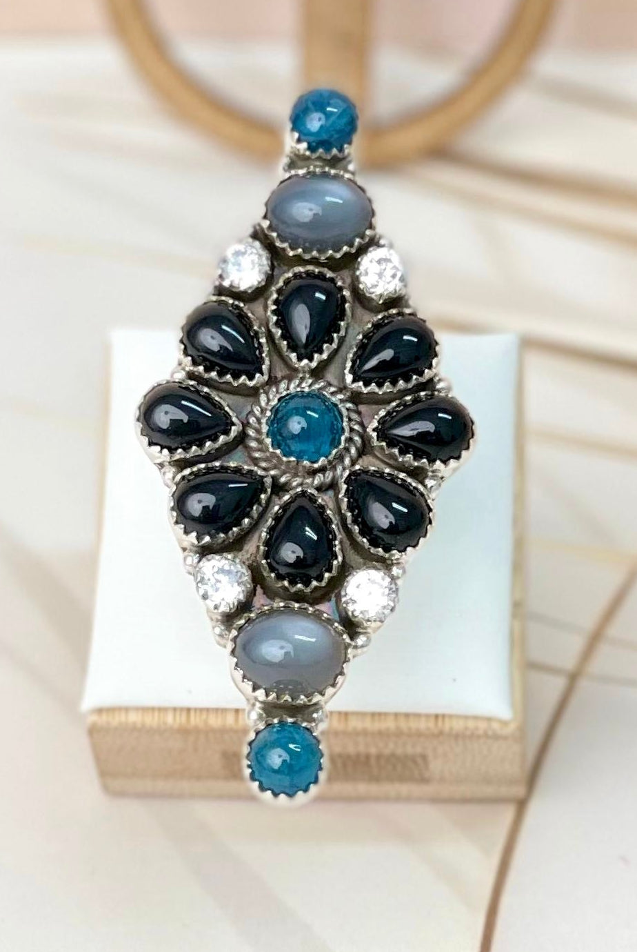 Stargazer Moonstone Rings-Rings-Krush Kandy, Women's Online Fashion Boutique Located in Phoenix, Arizona (Scottsdale Area)