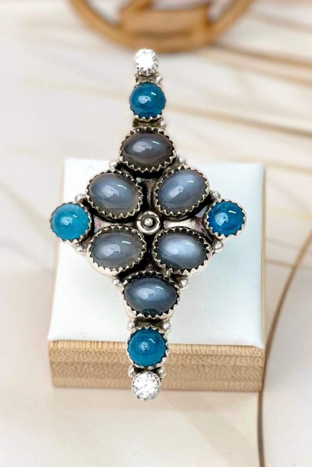 Stargazer Moonstone Rings-Rings-Krush Kandy, Women's Online Fashion Boutique Located in Phoenix, Arizona (Scottsdale Area)