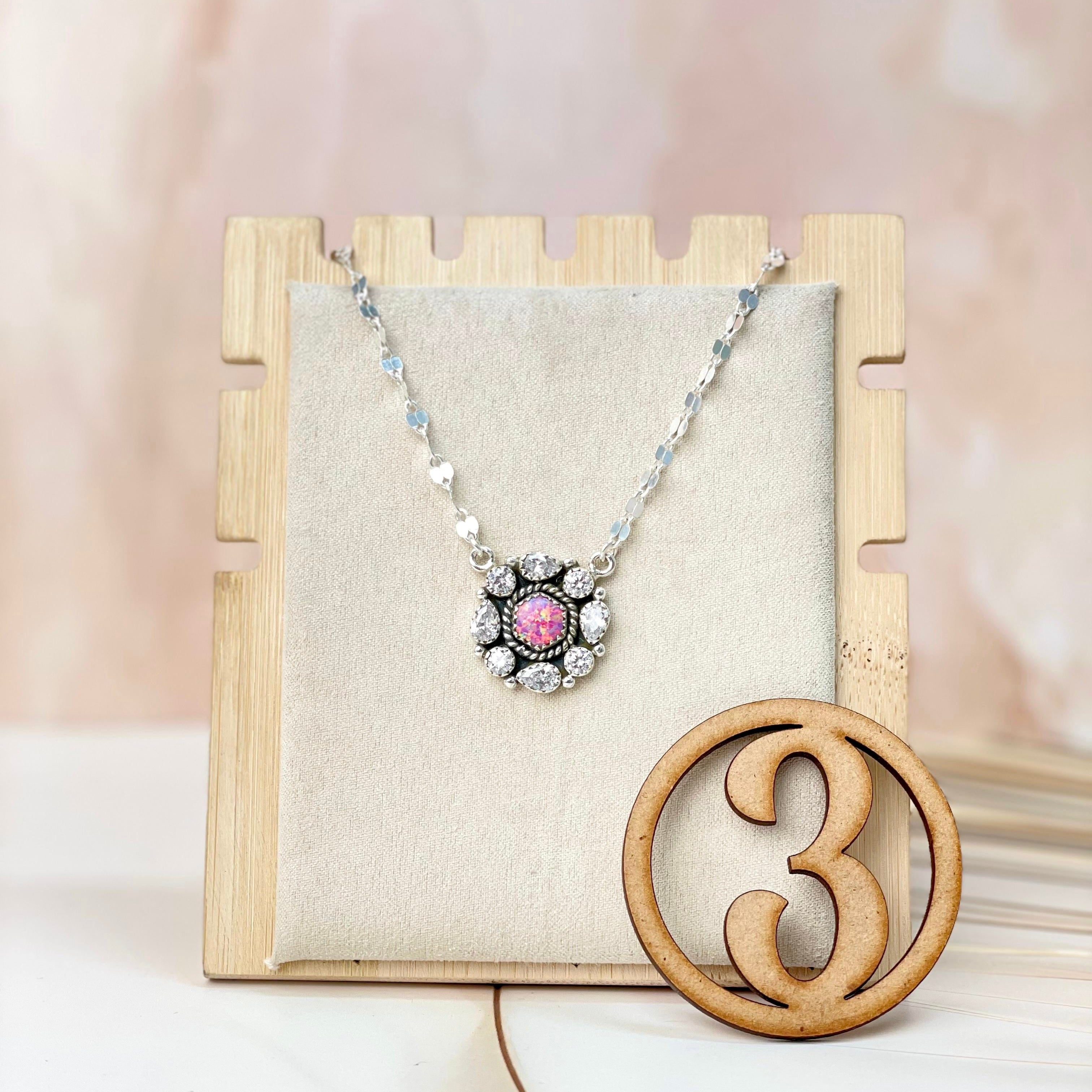 Crystal Krushes Stone Necklace-Necklaces-Krush Kandy, Women's Online Fashion Boutique Located in Phoenix, Arizona (Scottsdale Area)