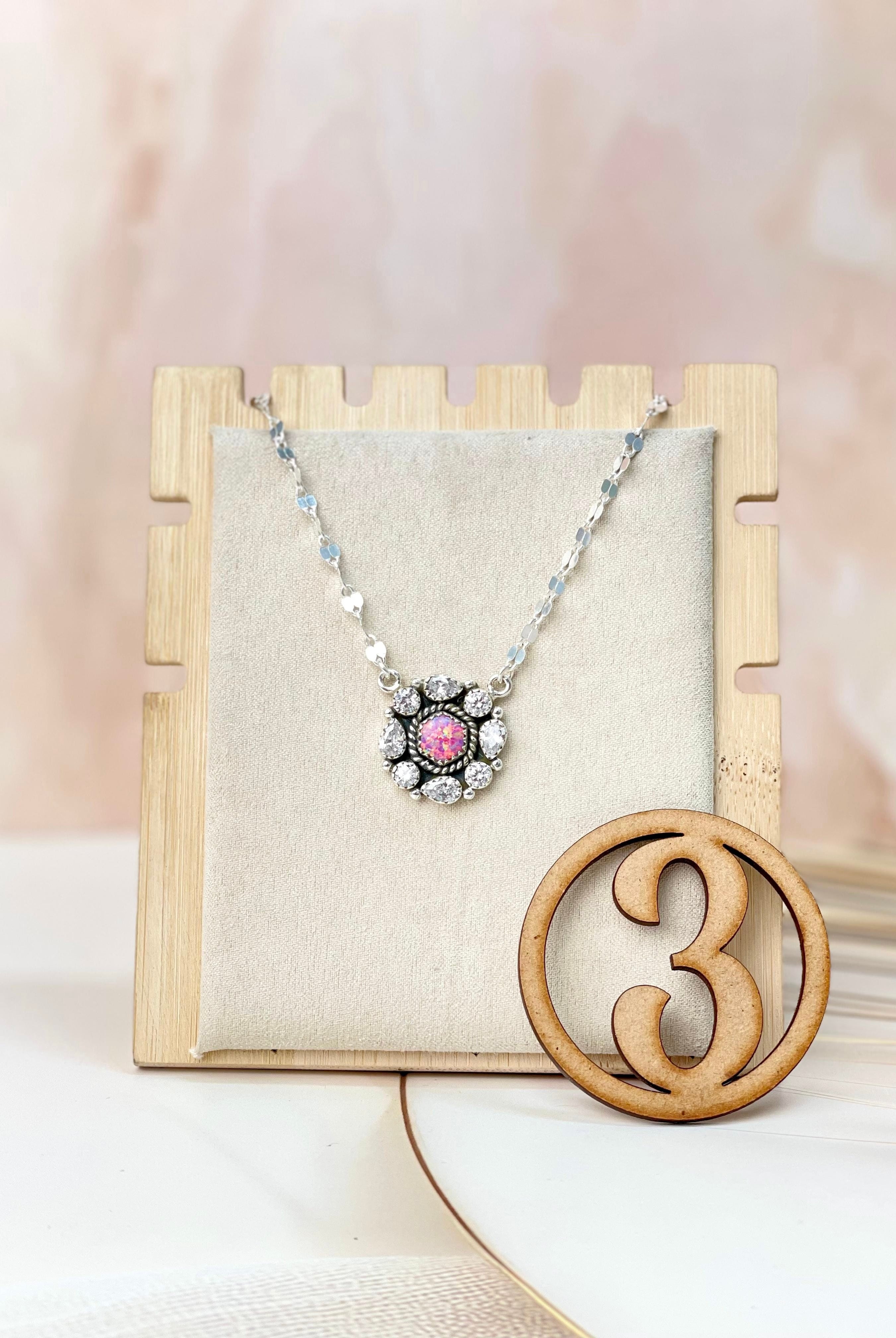 Crystal Krushes Stone Necklace-Necklaces-Krush Kandy, Women's Online Fashion Boutique Located in Phoenix, Arizona (Scottsdale Area)