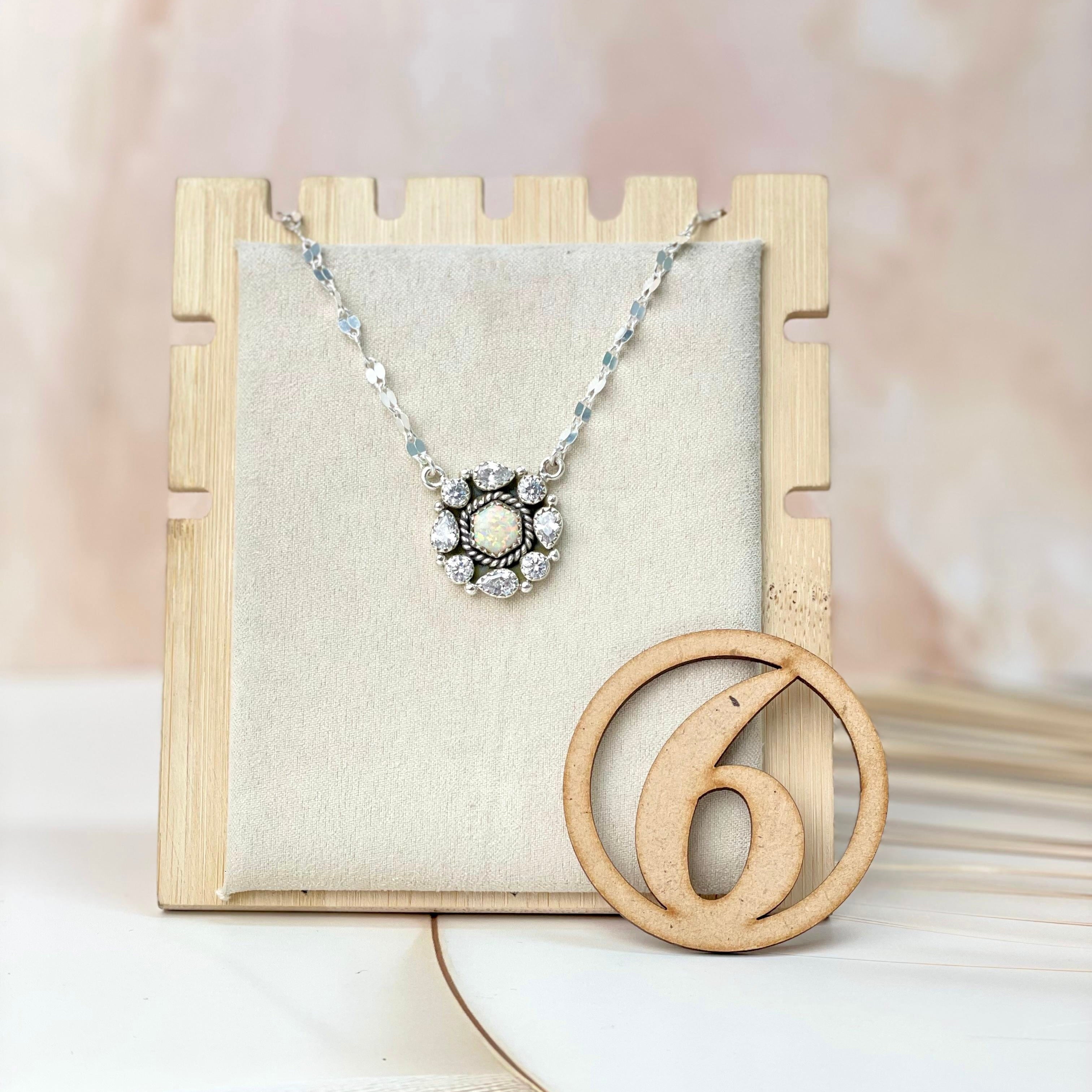 Crystal Krushes Stone Necklace-Necklaces-Krush Kandy, Women's Online Fashion Boutique Located in Phoenix, Arizona (Scottsdale Area)