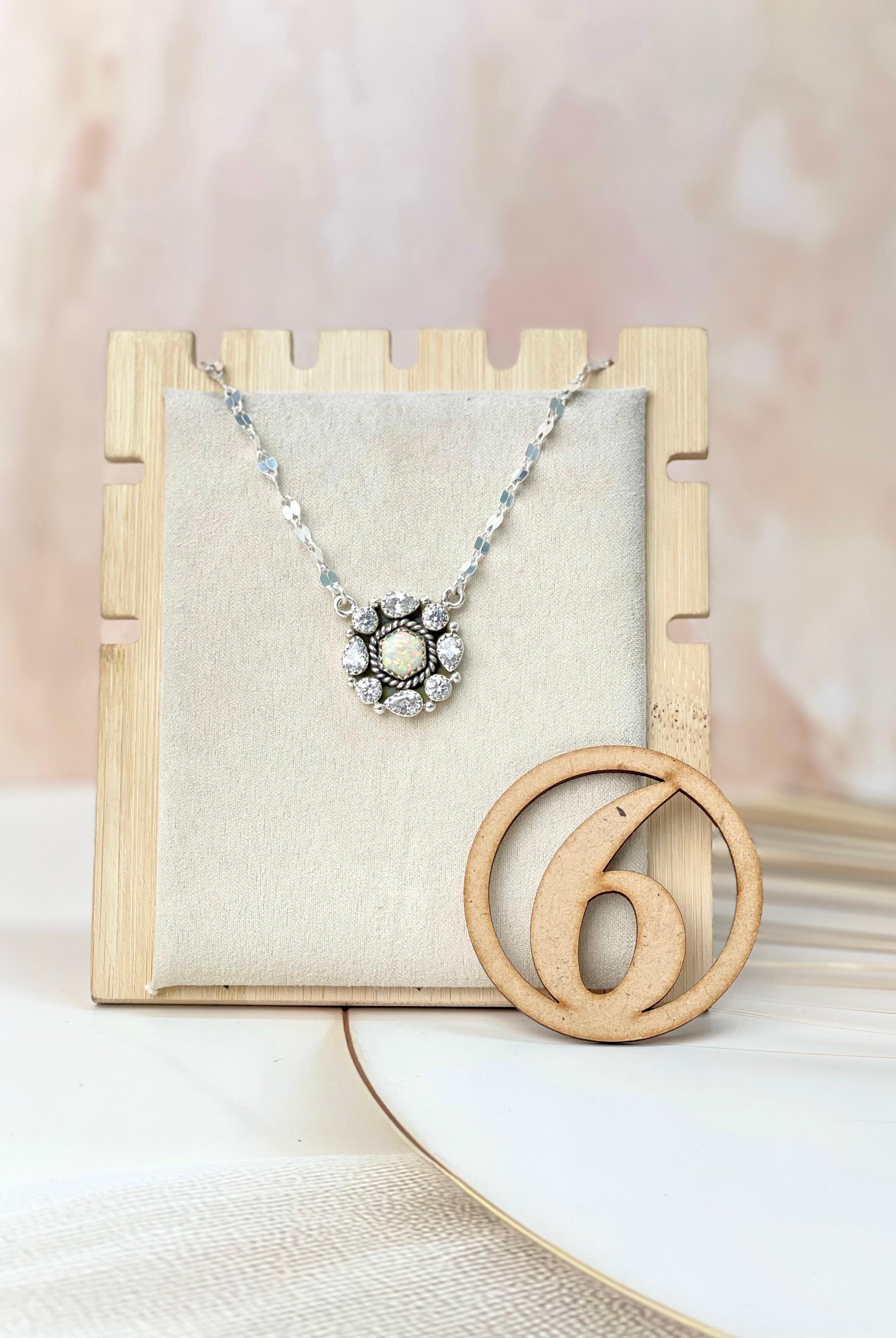 Crystal Krushes Stone Necklace-Necklaces-Krush Kandy, Women's Online Fashion Boutique Located in Phoenix, Arizona (Scottsdale Area)