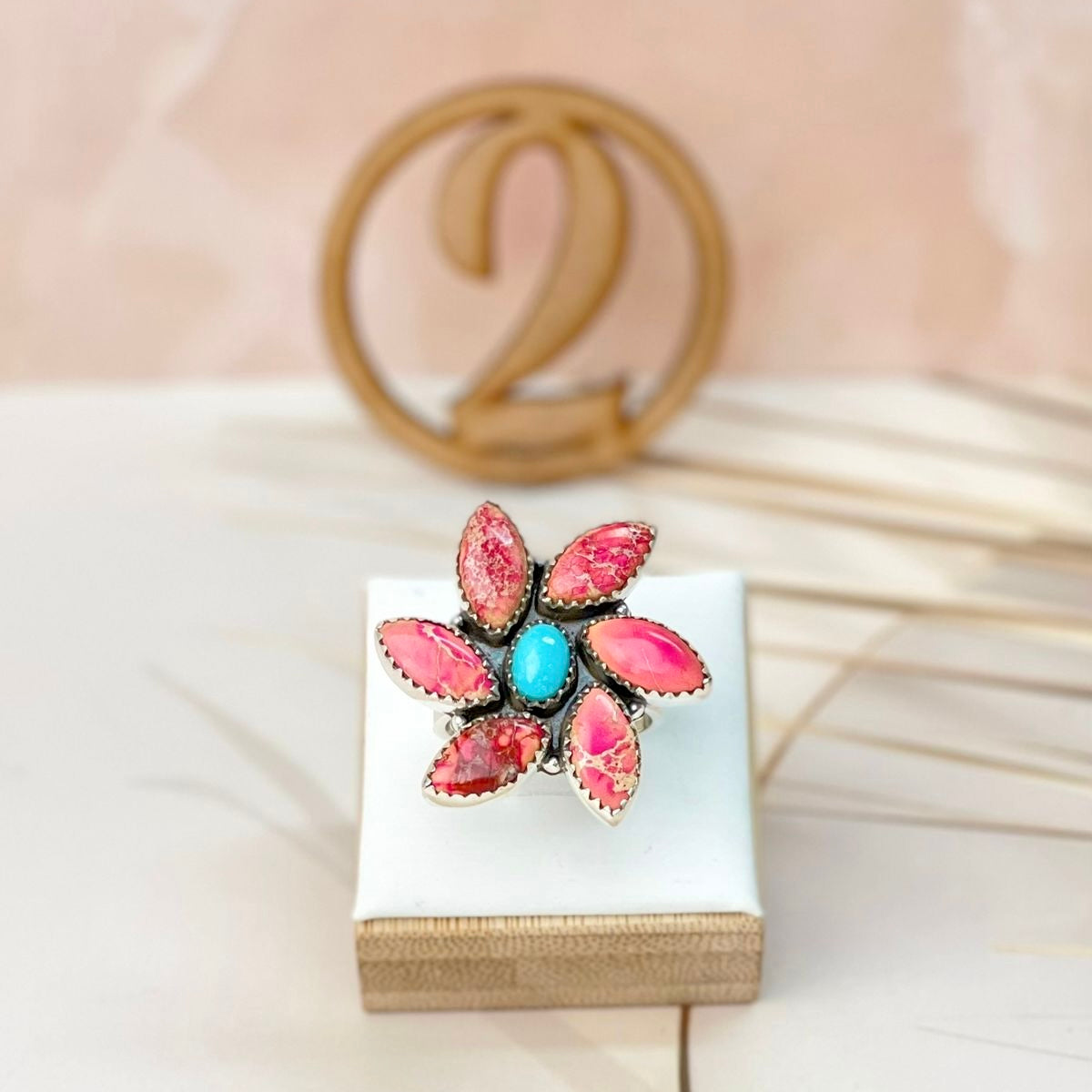 Petal Blossom Stone Rings-Rings-Krush Kandy, Women's Online Fashion Boutique Located in Phoenix, Arizona (Scottsdale Area)