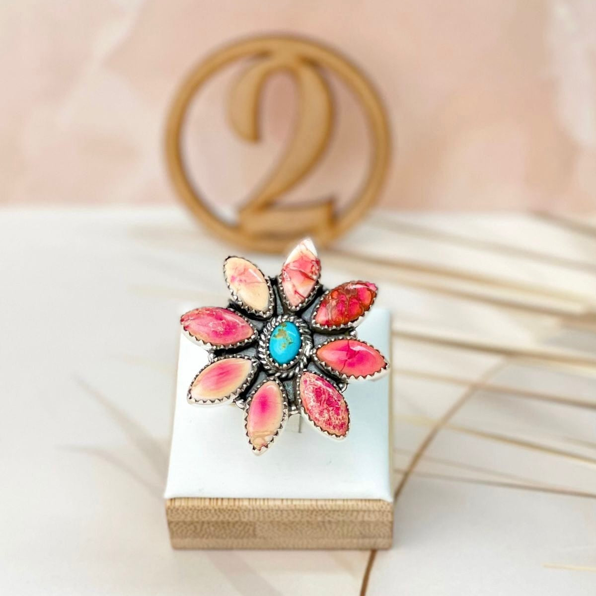Wild Thing Desert Jasper Blossom Rings-Rings-Krush Kandy, Women's Online Fashion Boutique Located in Phoenix, Arizona (Scottsdale Area)