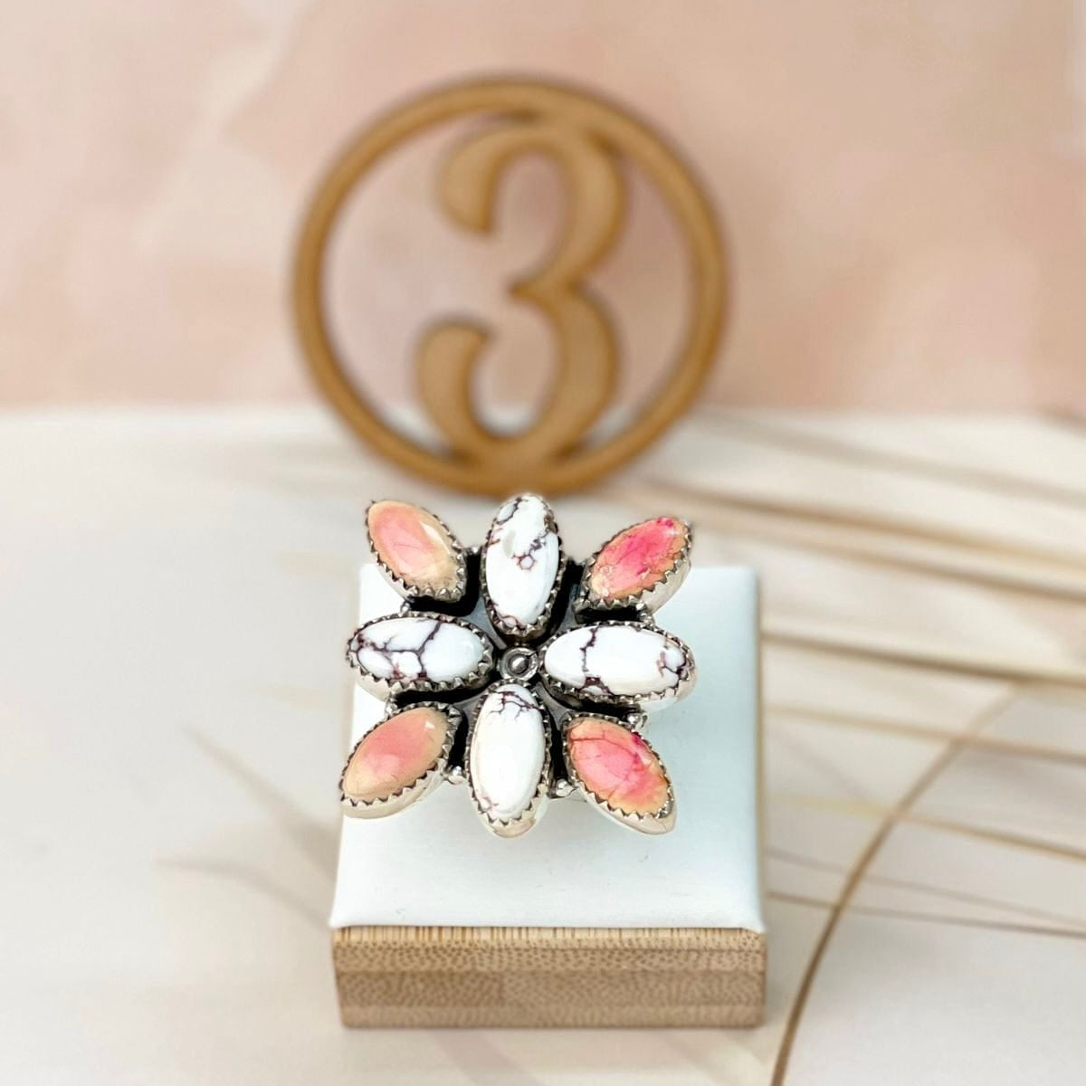 Wild Thing Desert Jasper Blossom Rings-Rings-Krush Kandy, Women's Online Fashion Boutique Located in Phoenix, Arizona (Scottsdale Area)