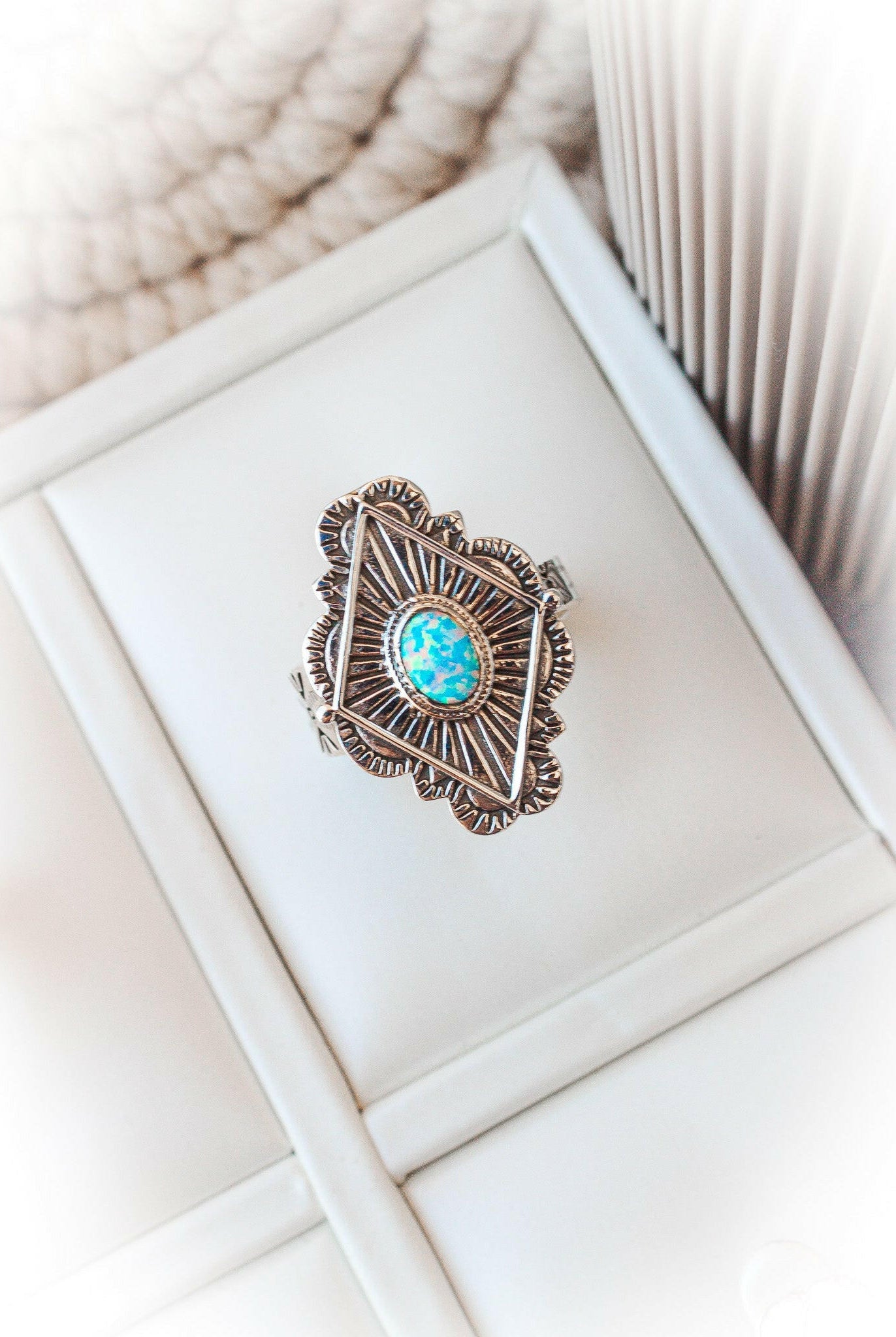 Arizona Sky Sterling Diamond Ring-Rings-Krush Kandy, Women's Online Fashion Boutique Located in Phoenix, Arizona (Scottsdale Area)