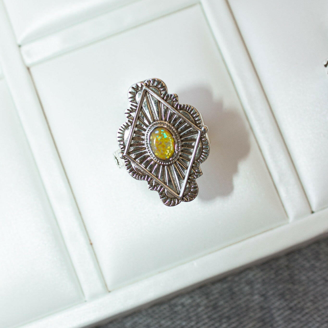 Arizona Sky Sterling Diamond Ring-Rings-Krush Kandy, Women's Online Fashion Boutique Located in Phoenix, Arizona (Scottsdale Area)