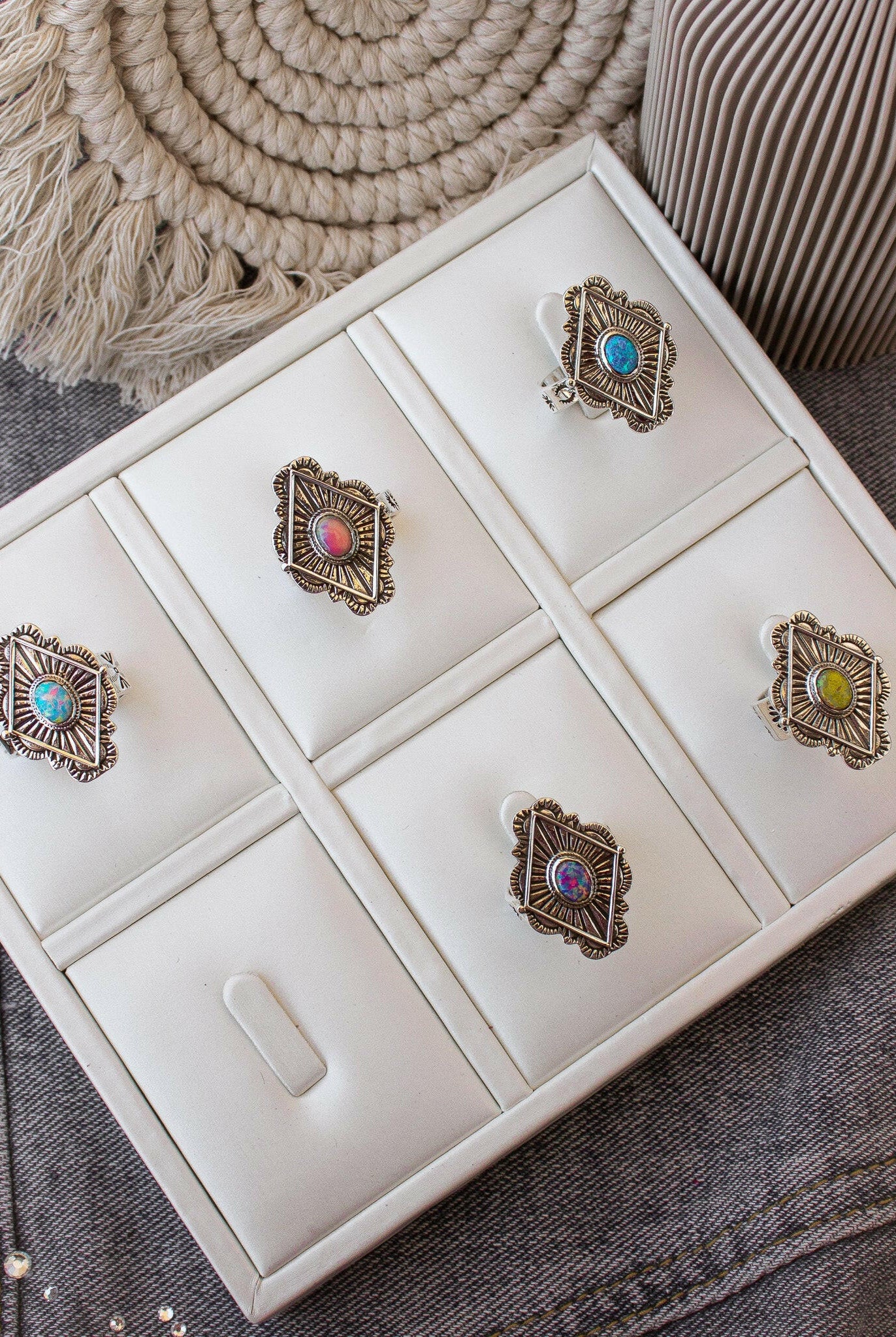 Arizona Sky Sterling Diamond Ring-Rings-Krush Kandy, Women's Online Fashion Boutique Located in Phoenix, Arizona (Scottsdale Area)