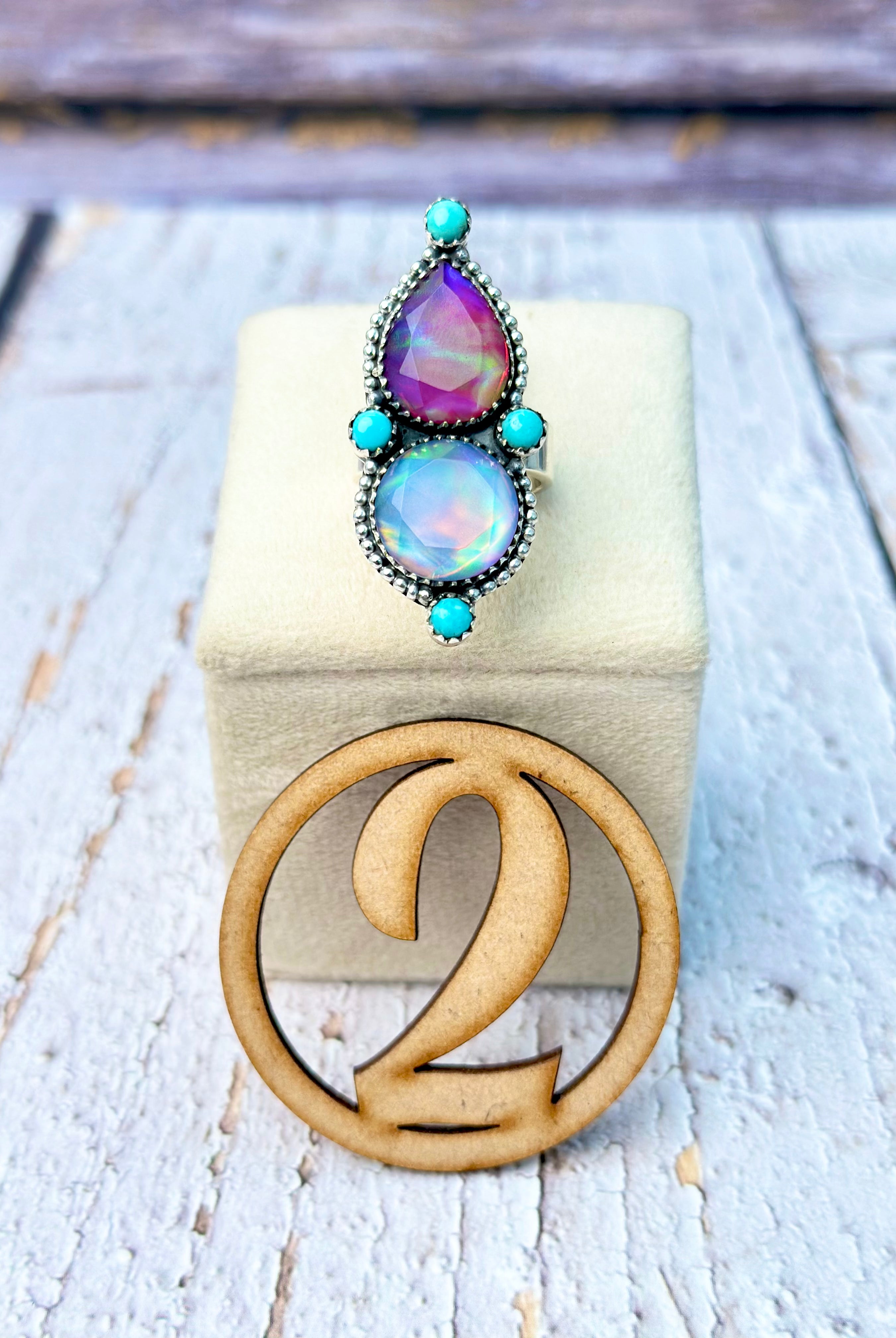 Kristyn's Ethereal Aurora Stone Crawler-Ring Sizers-Krush Kandy, Women's Online Fashion Boutique Located in Phoenix, Arizona (Scottsdale Area)