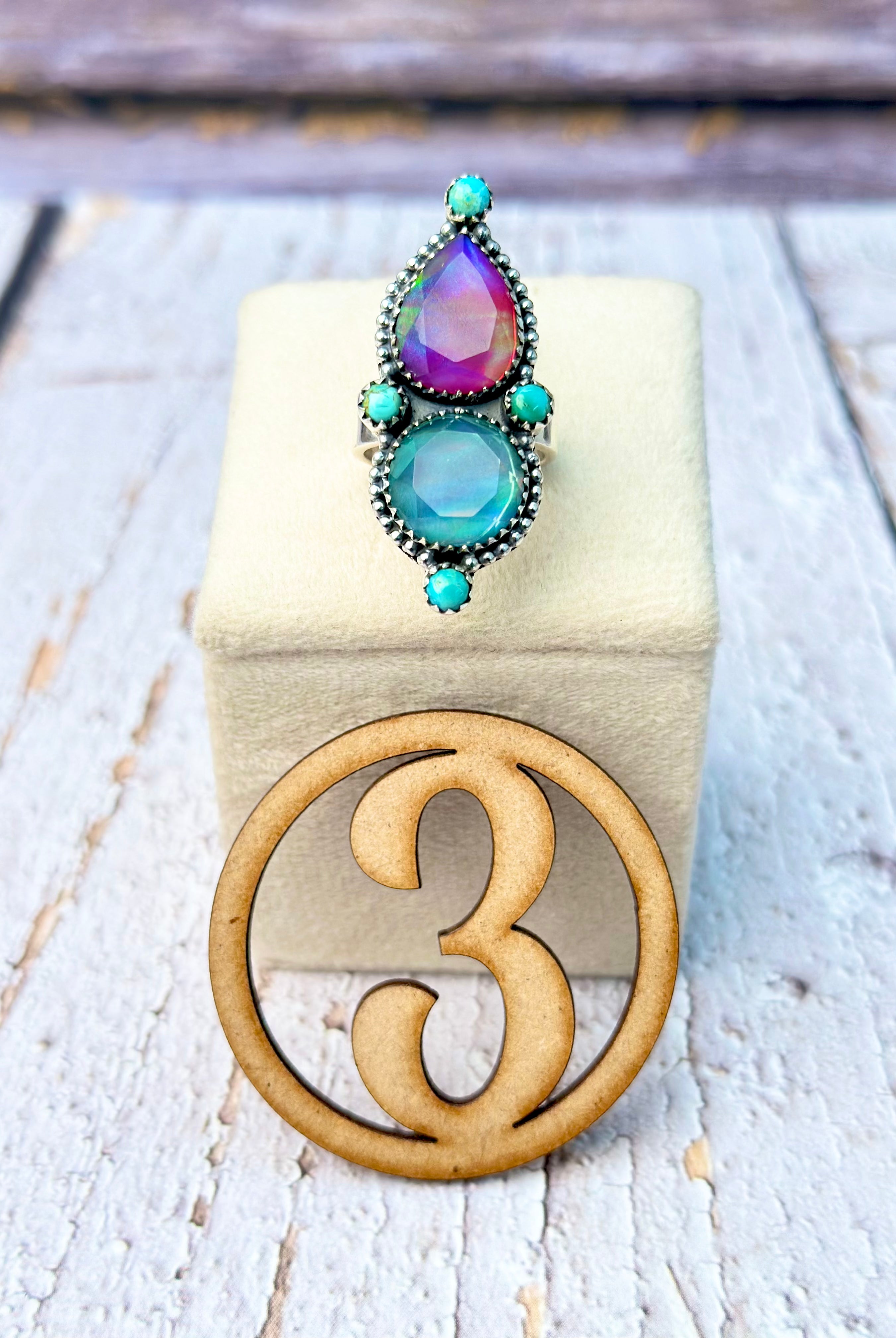 Kristyn's Ethereal Aurora Stone Crawler-Ring Sizers-Krush Kandy, Women's Online Fashion Boutique Located in Phoenix, Arizona (Scottsdale Area)