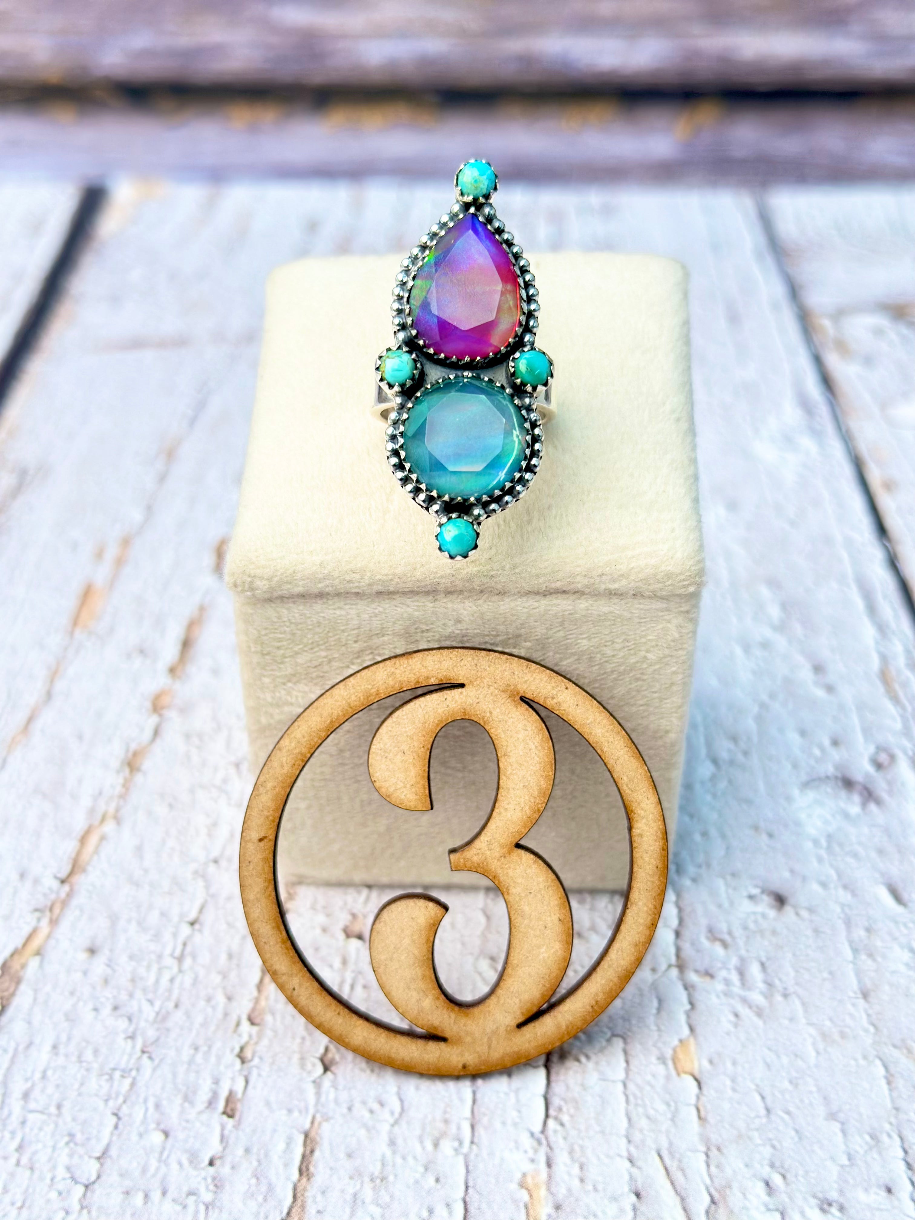 Kristyn's Ethereal Aurora Stone Crawler-Ring Sizers-Krush Kandy, Women's Online Fashion Boutique Located in Phoenix, Arizona (Scottsdale Area)