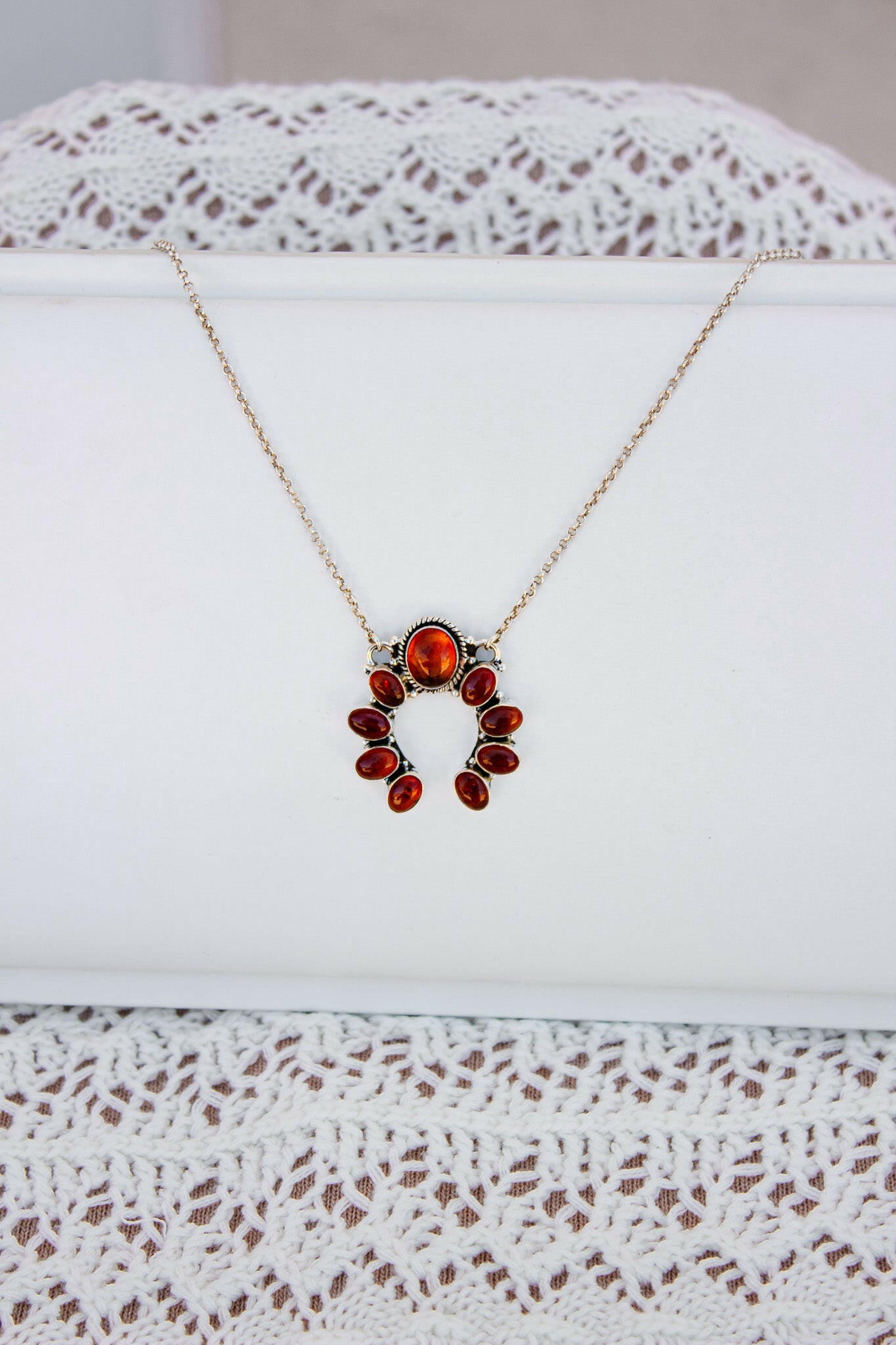 One Of A Kind Half Cluster Rings-Chain Necklaces-Krush Kandy, Women's Online Fashion Boutique Located in Phoenix, Arizona (Scottsdale Area)