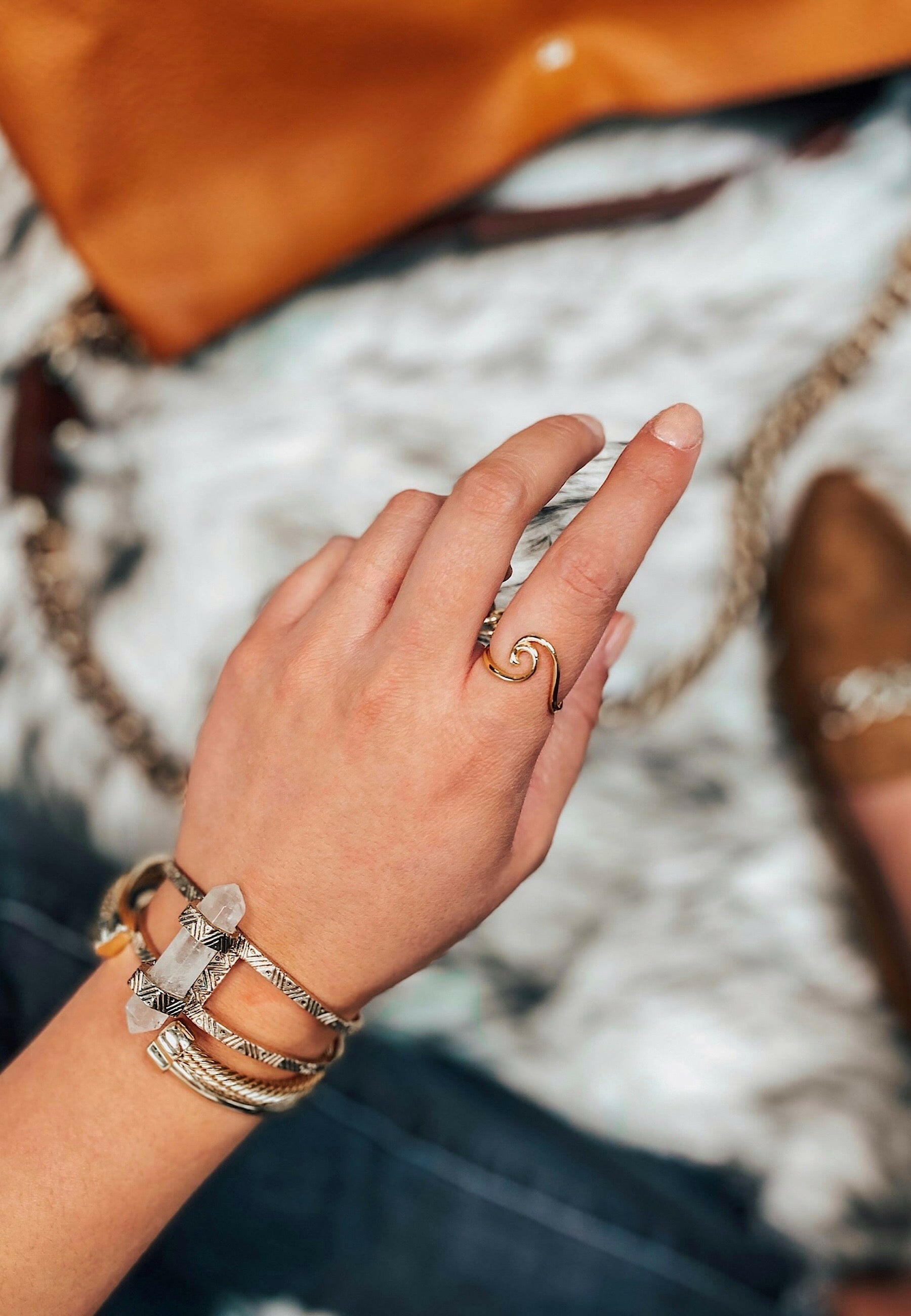 (3 metal options!) Ride The Wave Ring-Band Rings-Krush Kandy, Women's Online Fashion Boutique Located in Phoenix, Arizona (Scottsdale Area)