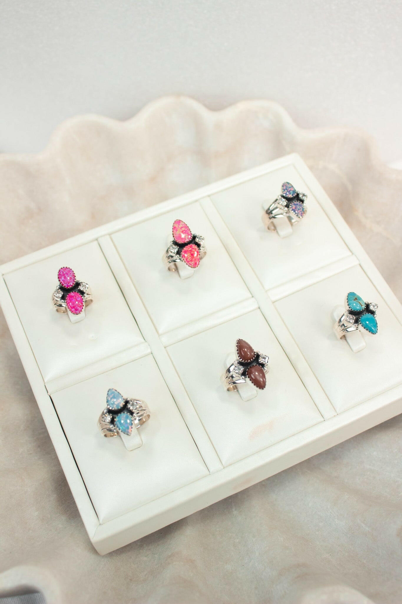 Little Crystal & Stone Crawler-Crawler Rings-Krush Kandy, Women's Online Fashion Boutique Located in Phoenix, Arizona (Scottsdale Area)