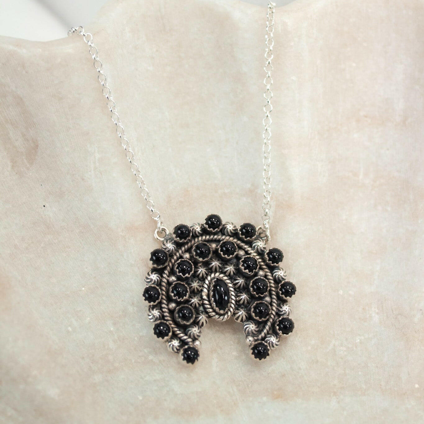 Mini Concho Stone Necklaces-Chain Necklaces-Krush Kandy, Women's Online Fashion Boutique Located in Phoenix, Arizona (Scottsdale Area)