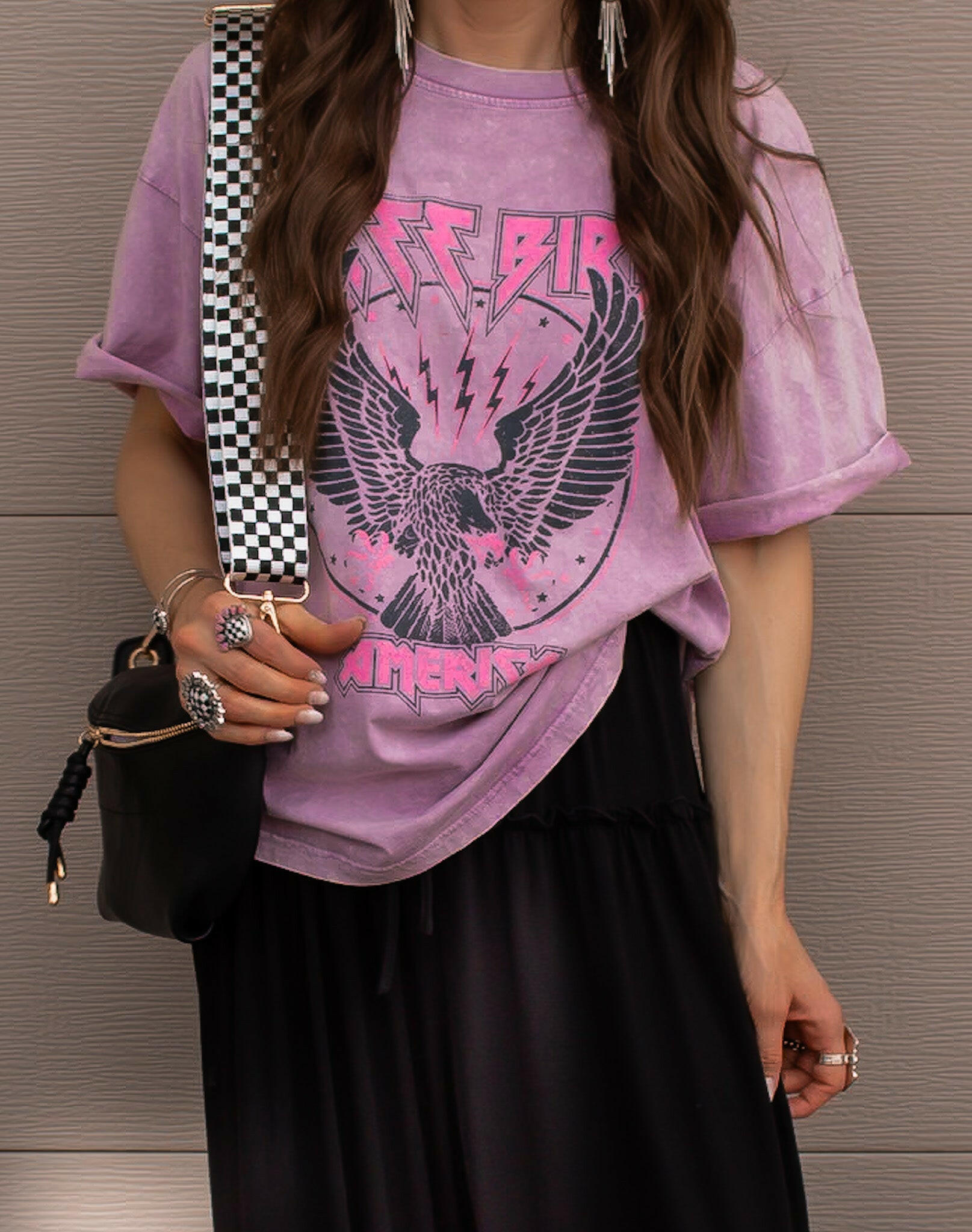 Checkered Guitar Strap-Straps-Krush Kandy, Women's Online Fashion Boutique Located in Phoenix, Arizona (Scottsdale Area)