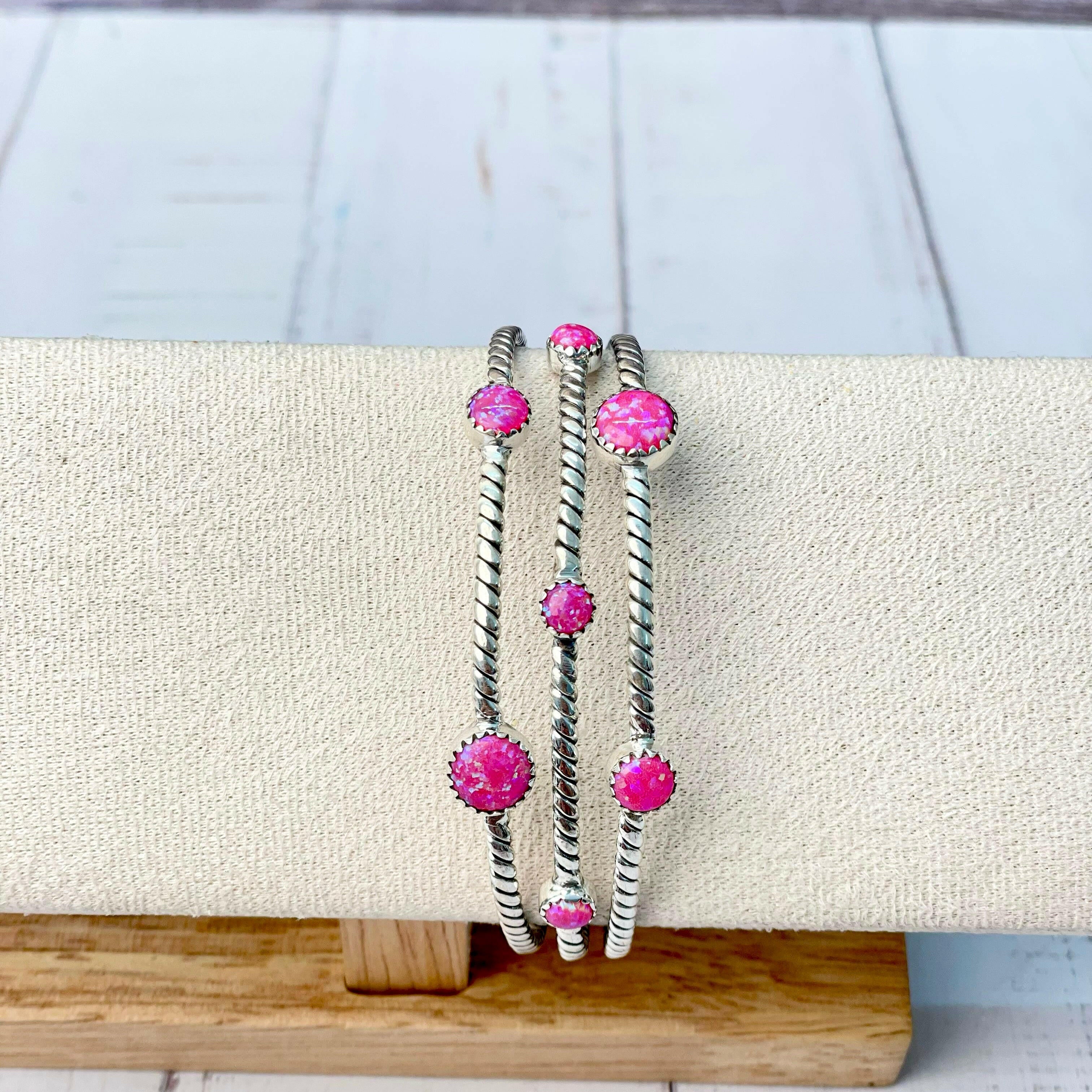 Deeply Rooted Sterling Rope Stone Cuff-Earrings-Krush Kandy, Women's Online Fashion Boutique Located in Phoenix, Arizona (Scottsdale Area)