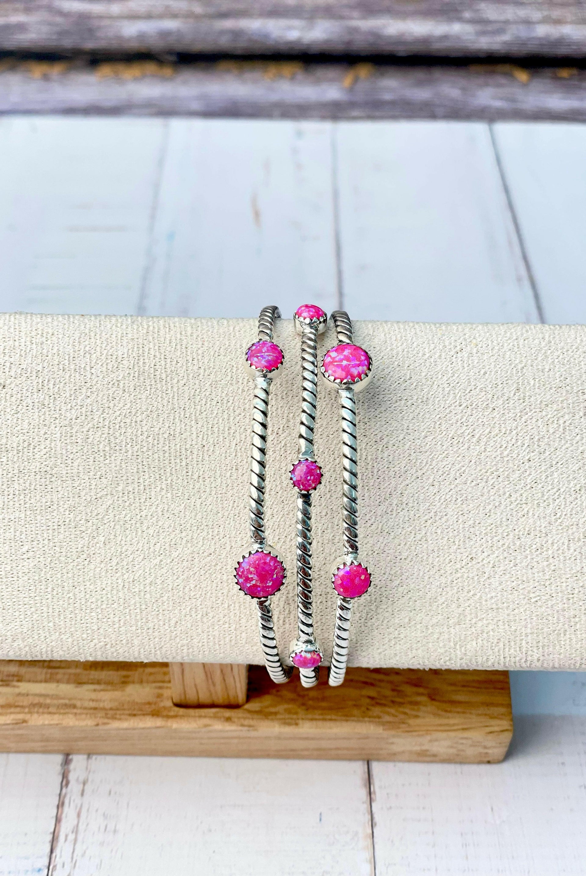 Deeply Rooted Sterling Rope Stone Cuff-Earrings-Krush Kandy, Women's Online Fashion Boutique Located in Phoenix, Arizona (Scottsdale Area)