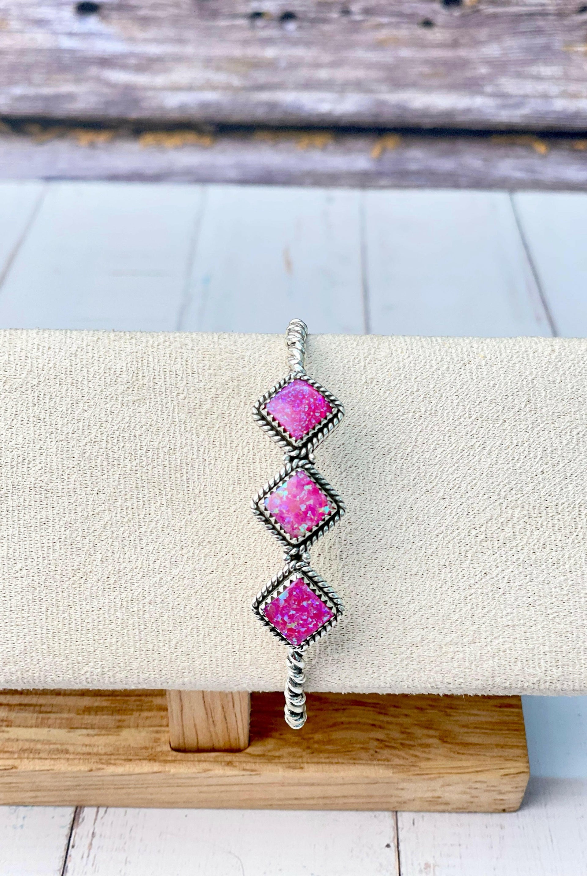 Desert Dreamer Three Stone Cuff-Bracelets-Krush Kandy, Women's Online Fashion Boutique Located in Phoenix, Arizona (Scottsdale Area)