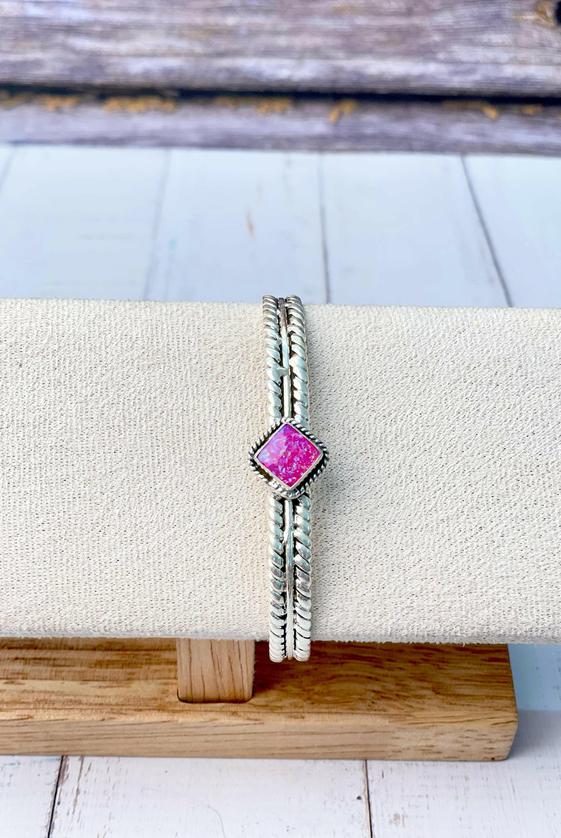 Festival Feels Single Stone Cuff-Bracelets-Krush Kandy, Women's Online Fashion Boutique Located in Phoenix, Arizona (Scottsdale Area)