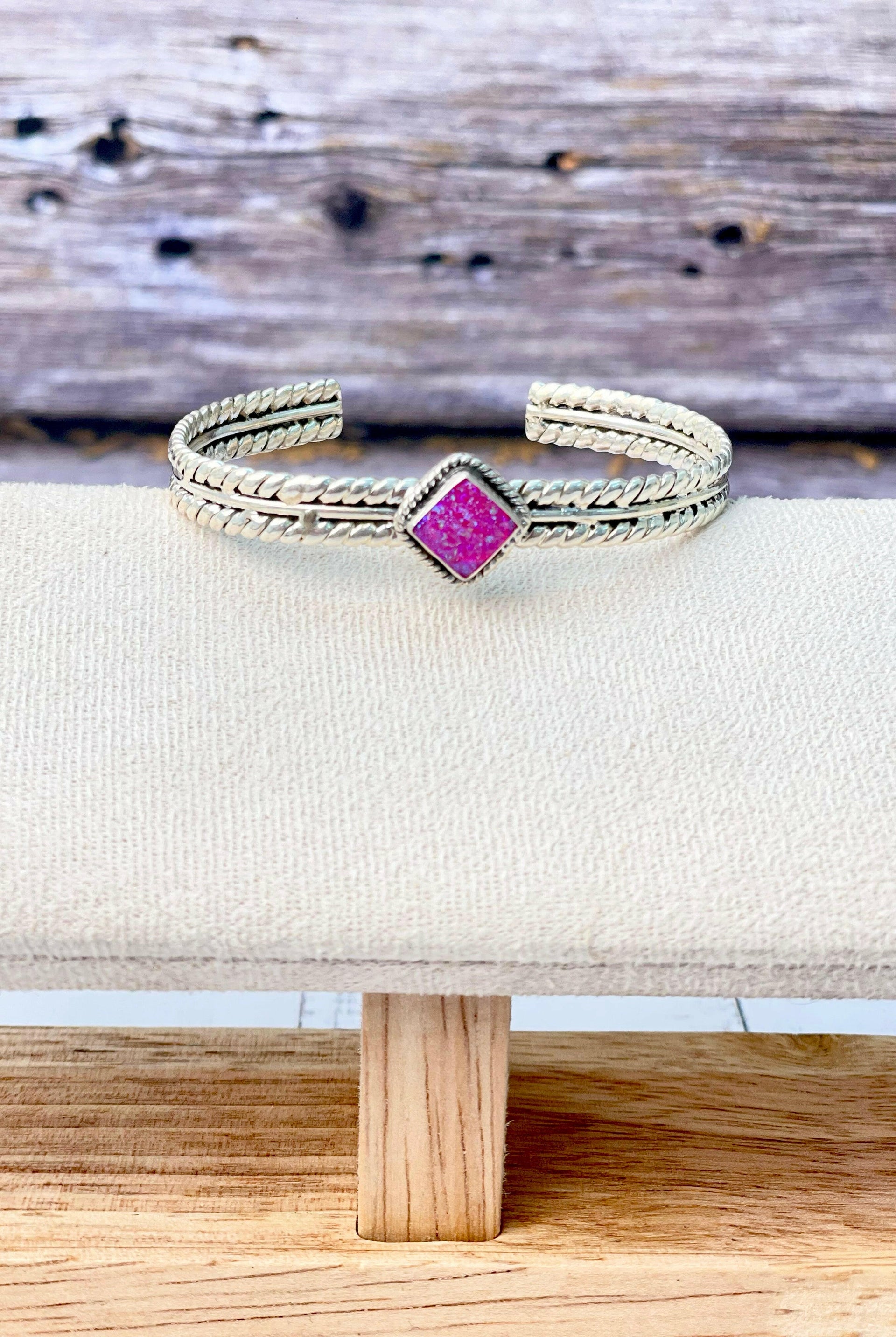 Festival Feels Single Stone Cuff-Bracelets-Krush Kandy, Women's Online Fashion Boutique Located in Phoenix, Arizona (Scottsdale Area)