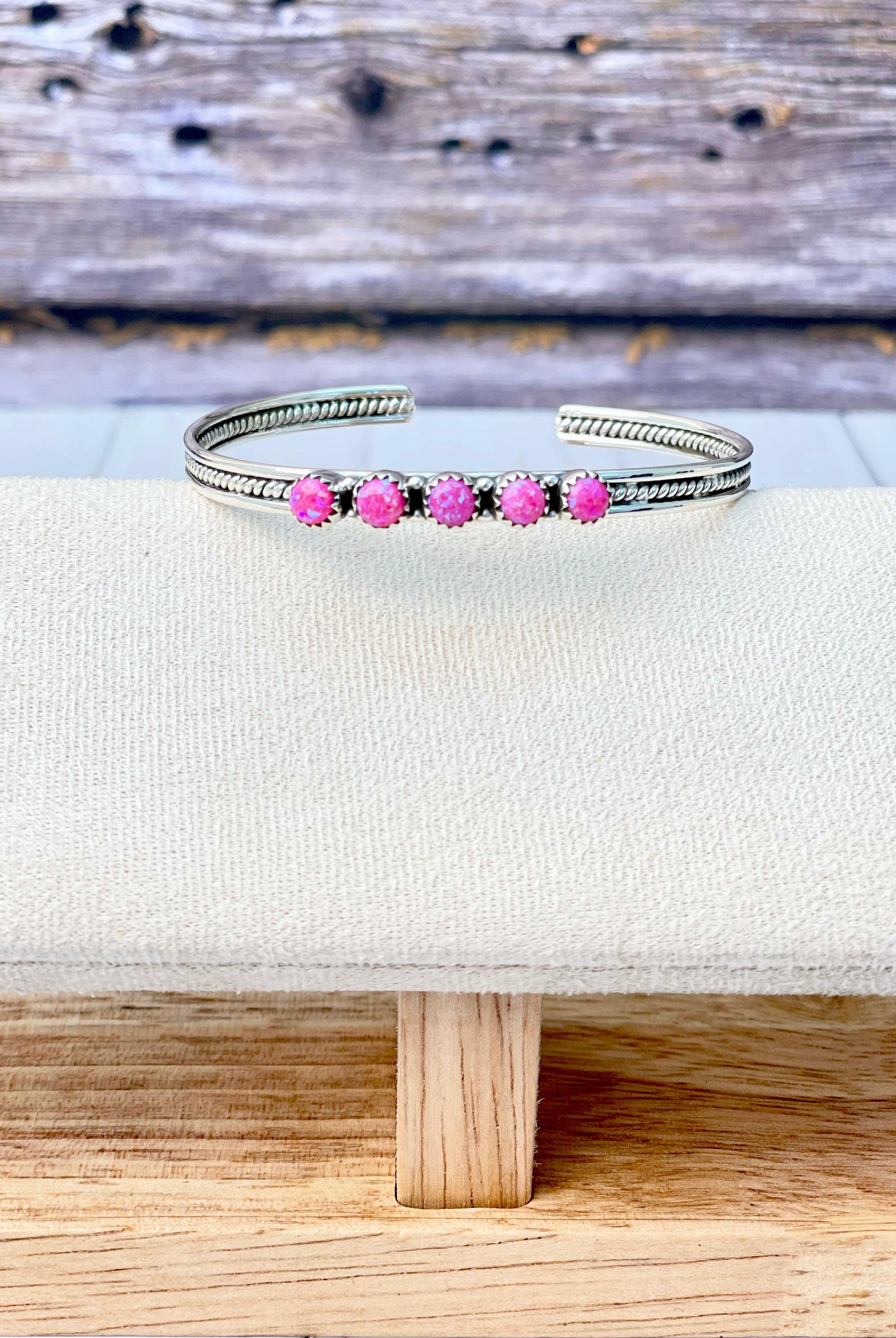 Touch Of Glam Stone Cuff-Bracelets-Krush Kandy, Women's Online Fashion Boutique Located in Phoenix, Arizona (Scottsdale Area)