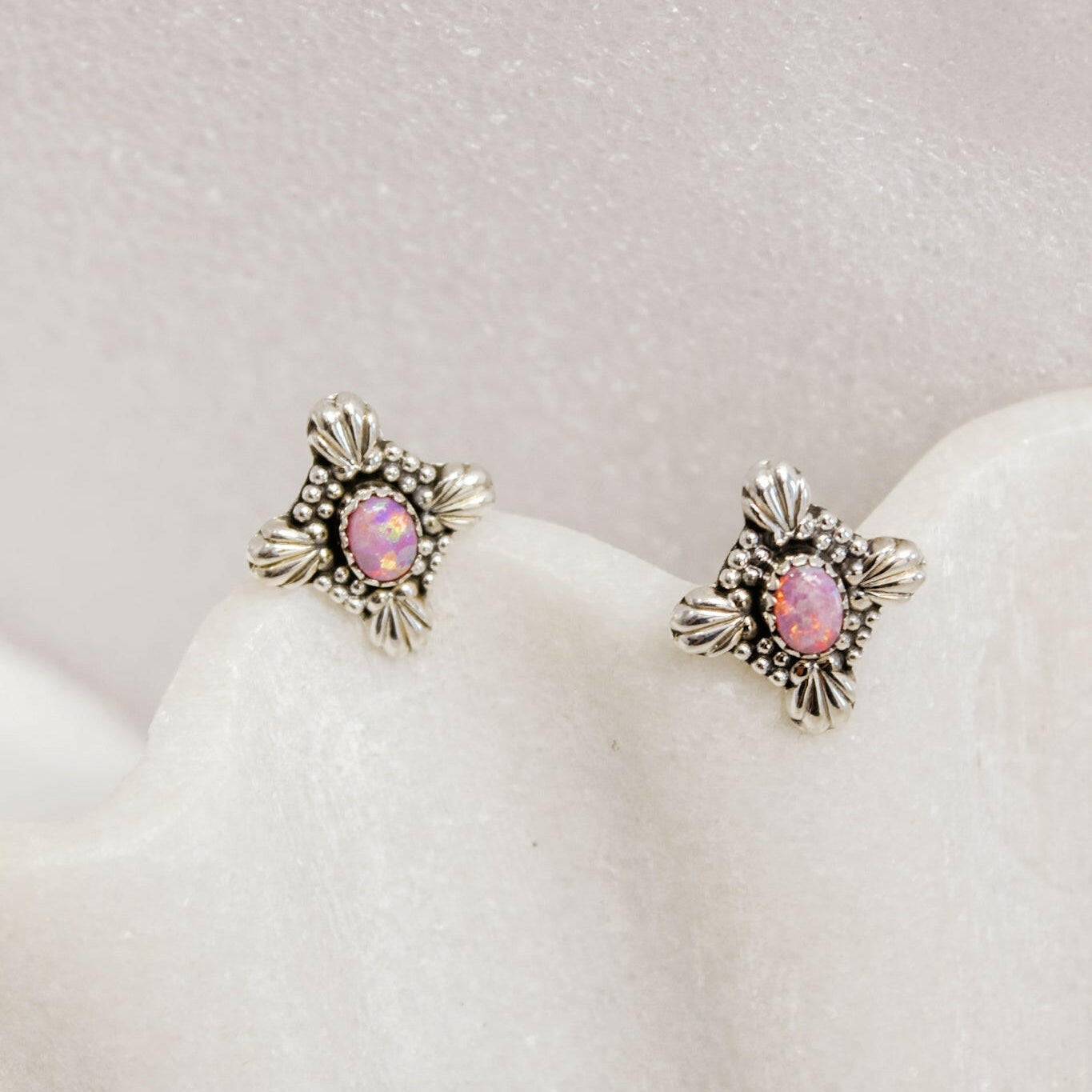 Coastal Charm Stone Stud Earrings-Stud Earrings-Krush Kandy, Women's Online Fashion Boutique Located in Phoenix, Arizona (Scottsdale Area)