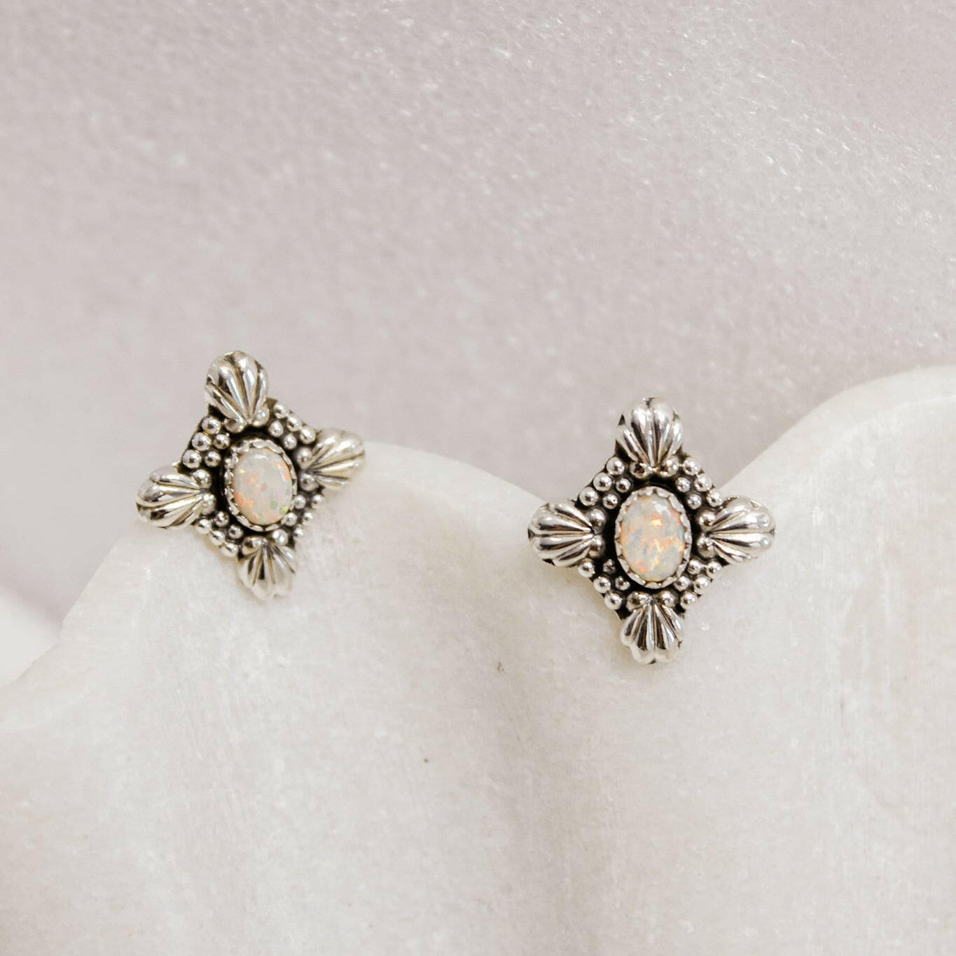 Coastal Charm Stone Stud Earrings-Stud Earrings-Krush Kandy, Women's Online Fashion Boutique Located in Phoenix, Arizona (Scottsdale Area)