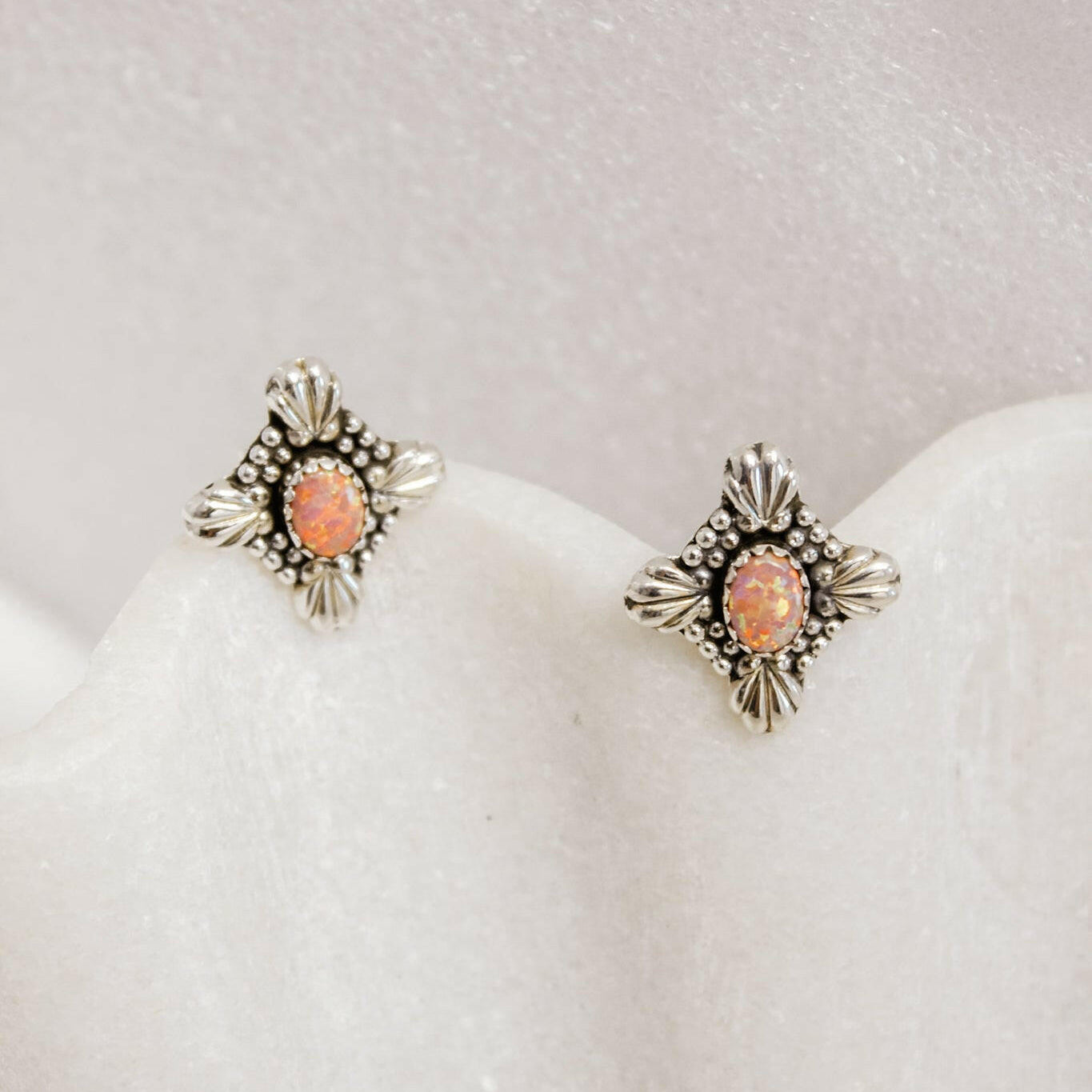 Coastal Charm Stone Stud Earrings-Stud Earrings-Krush Kandy, Women's Online Fashion Boutique Located in Phoenix, Arizona (Scottsdale Area)