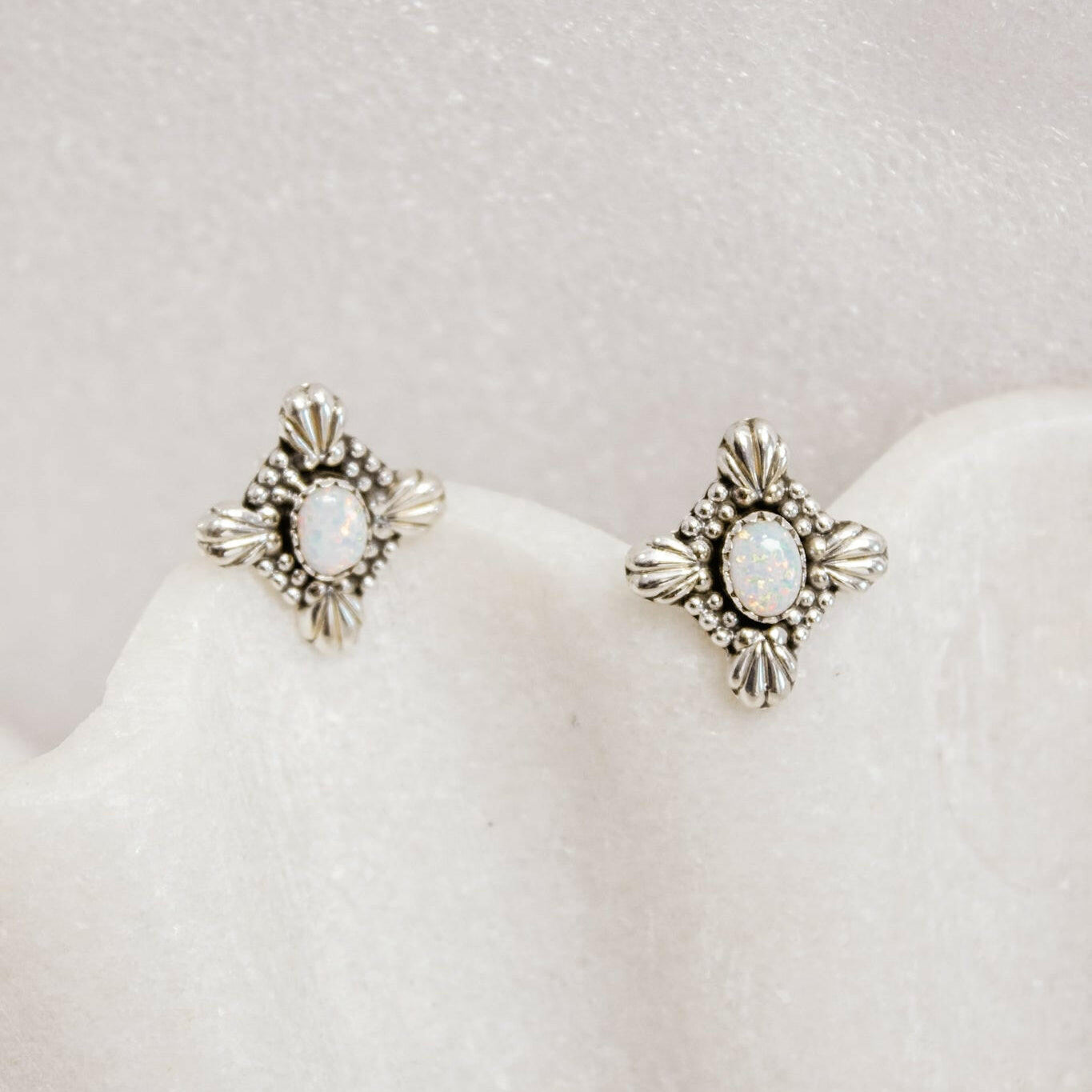 Coastal Charm Stone Stud Earrings-Stud Earrings-Krush Kandy, Women's Online Fashion Boutique Located in Phoenix, Arizona (Scottsdale Area)