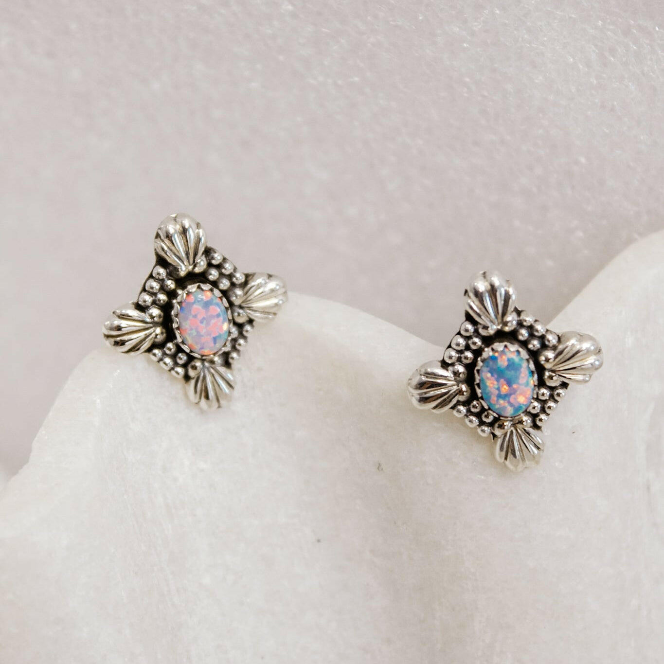 Coastal Charm Stone Stud Earrings-Stud Earrings-Krush Kandy, Women's Online Fashion Boutique Located in Phoenix, Arizona (Scottsdale Area)