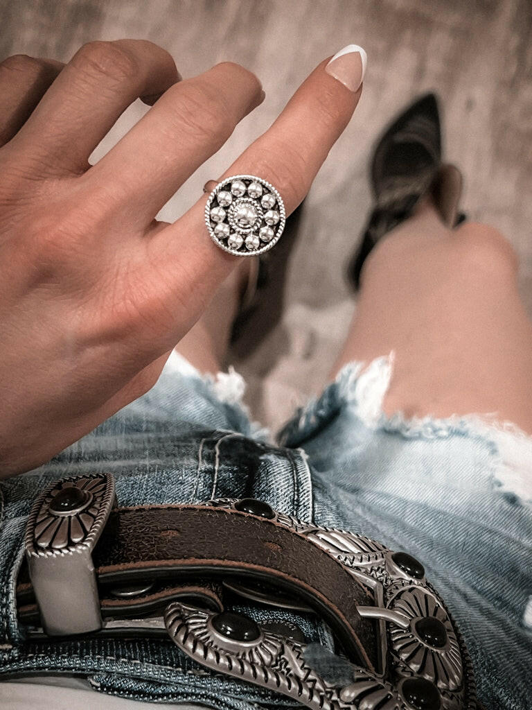 Margot's Muse Sterling Silver Ring-Statement Rings-Krush Kandy, Women's Online Fashion Boutique Located in Phoenix, Arizona (Scottsdale Area)