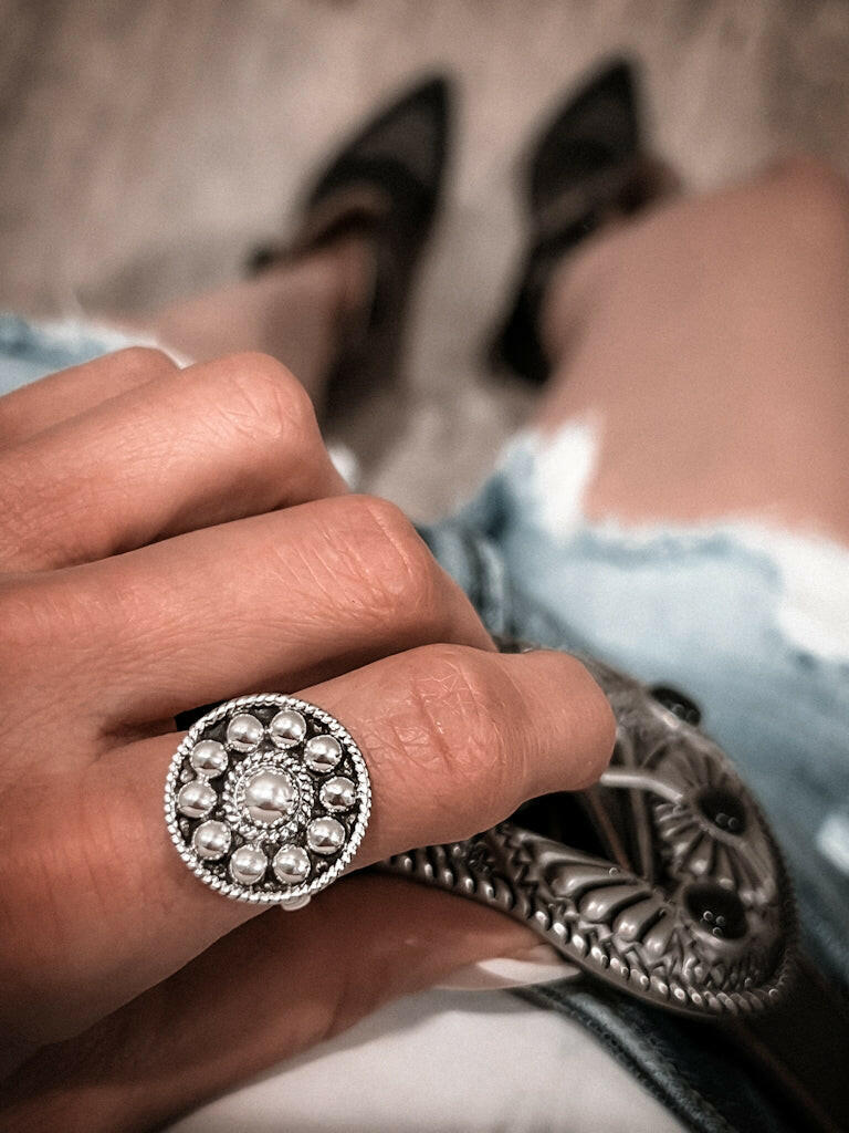 Margot's Muse Sterling Silver Ring-Statement Rings-Krush Kandy, Women's Online Fashion Boutique Located in Phoenix, Arizona (Scottsdale Area)