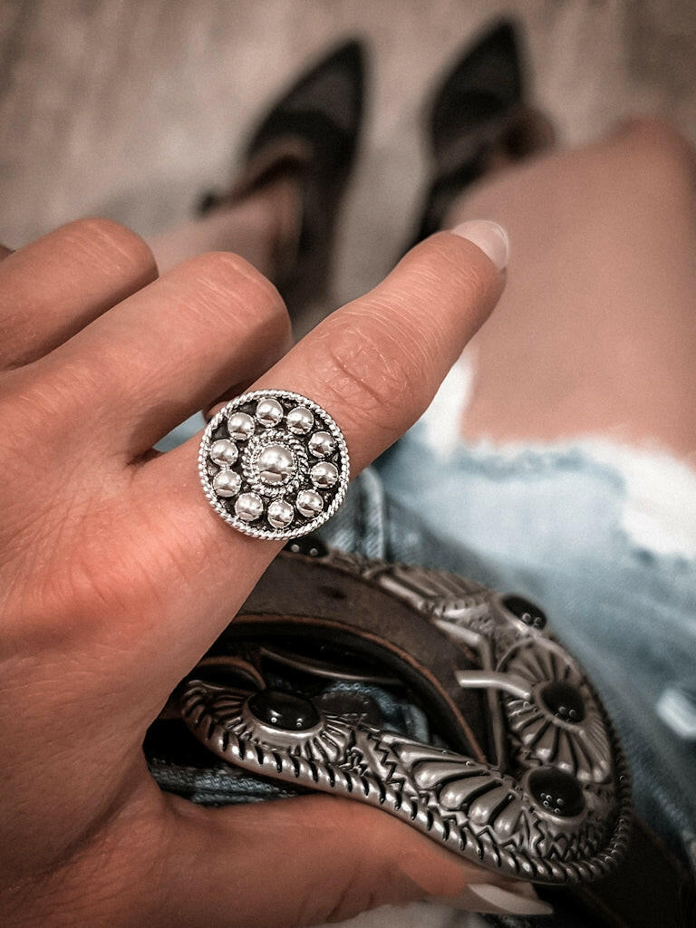 Margot's Muse Sterling Silver Ring-Statement Rings-Krush Kandy, Women's Online Fashion Boutique Located in Phoenix, Arizona (Scottsdale Area)