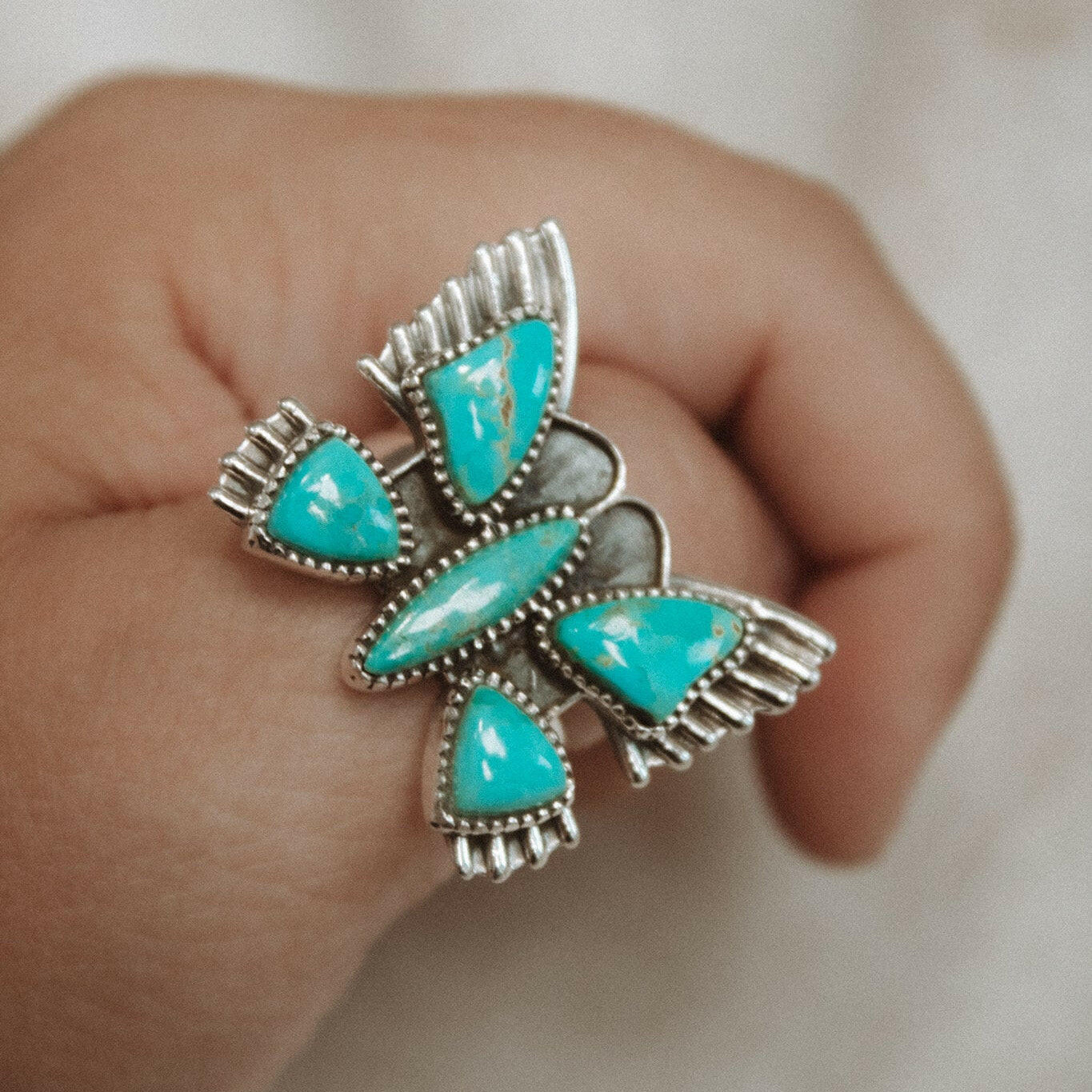 You Give Me Butterflies Stone Ring | Multiple Options!-Statement Rings-Krush Kandy, Women's Online Fashion Boutique Located in Phoenix, Arizona (Scottsdale Area)