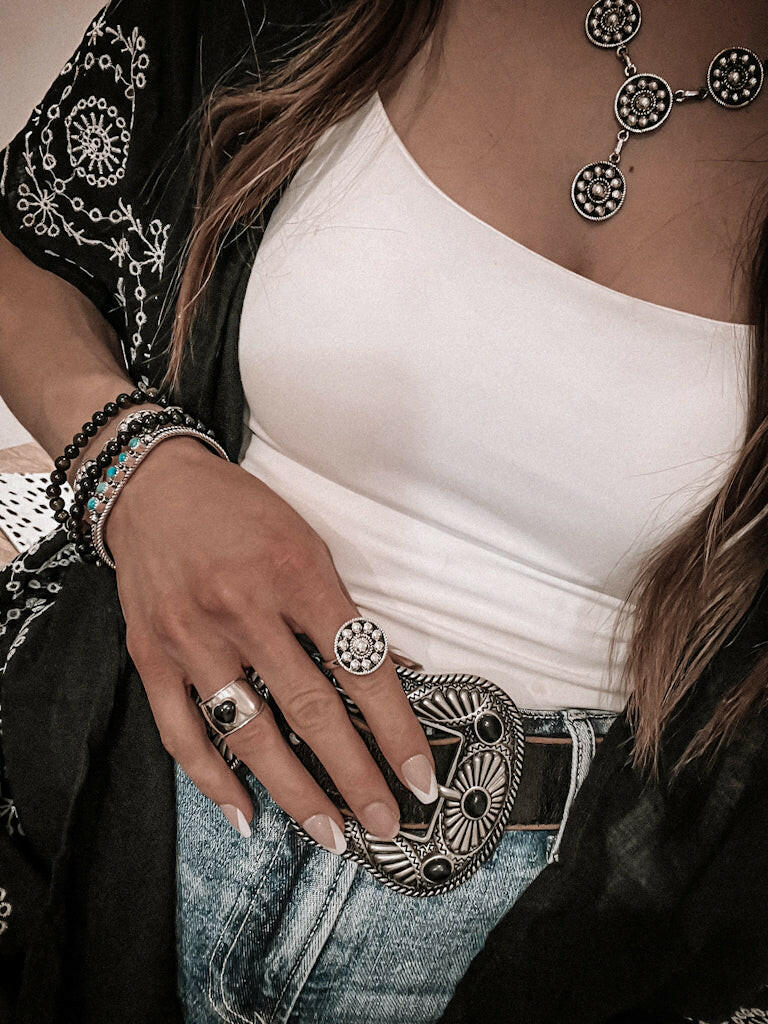 Margot's Muse Sterling Silver Ring-Statement Rings-Krush Kandy, Women's Online Fashion Boutique Located in Phoenix, Arizona (Scottsdale Area)