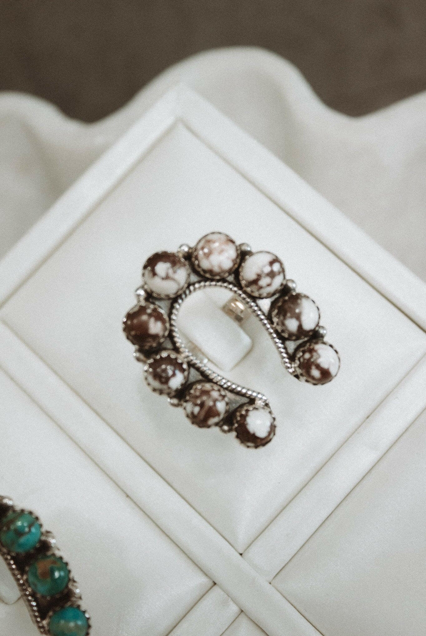 Small Horseshoe Sterling Silver Cluster Ring-Cluster Rings-Krush Kandy, Women's Online Fashion Boutique Located in Phoenix, Arizona (Scottsdale Area)