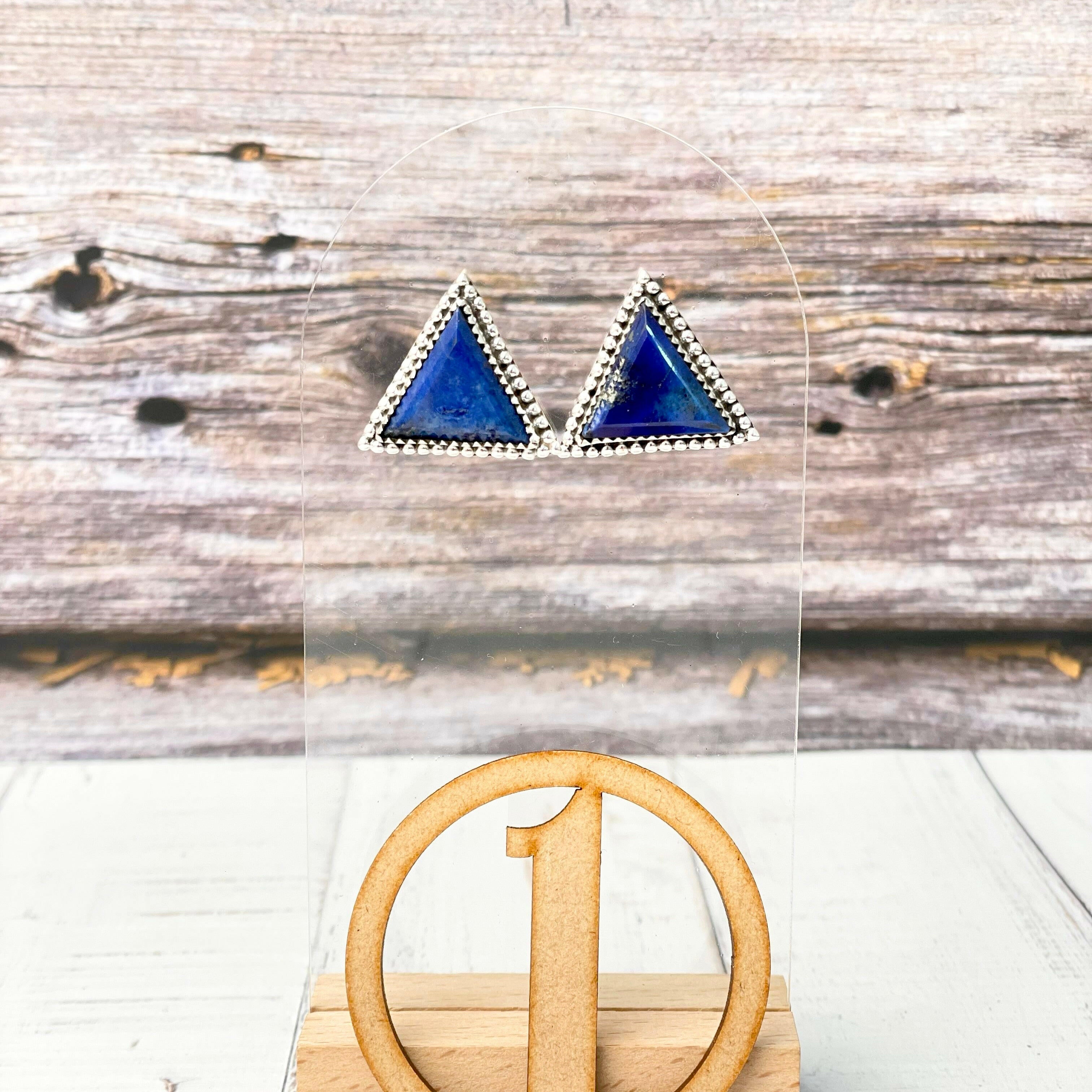 Triad Treasures Stone Earrings-Earrings-Krush Kandy, Women's Online Fashion Boutique Located in Phoenix, Arizona (Scottsdale Area)