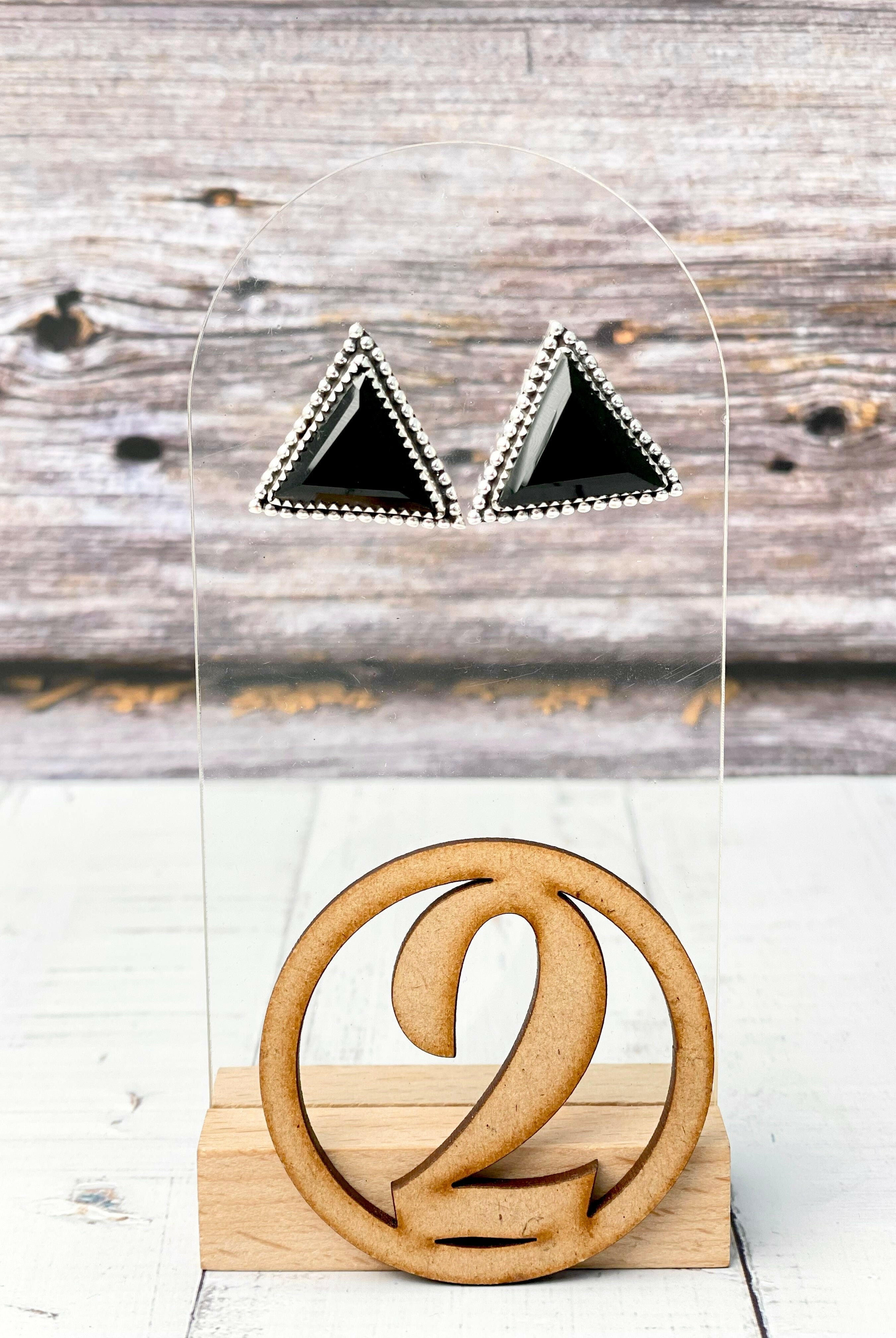 Triad Treasures Stone Earrings-Earrings-Krush Kandy, Women's Online Fashion Boutique Located in Phoenix, Arizona (Scottsdale Area)