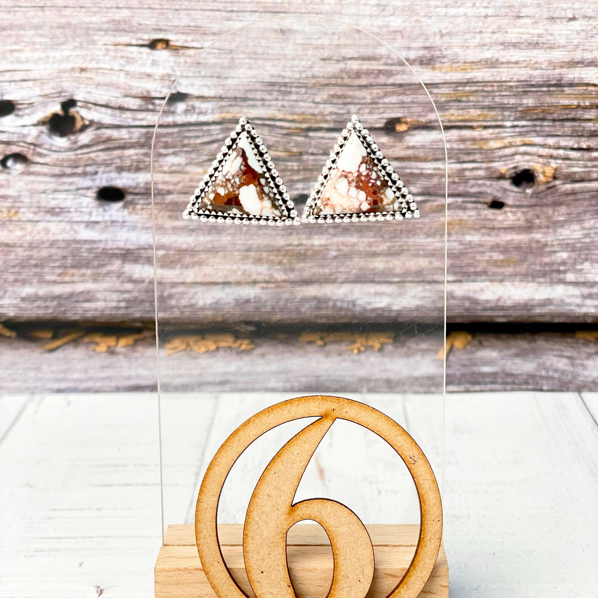 Triad Treasures Stone Earrings-Earrings-Krush Kandy, Women's Online Fashion Boutique Located in Phoenix, Arizona (Scottsdale Area)