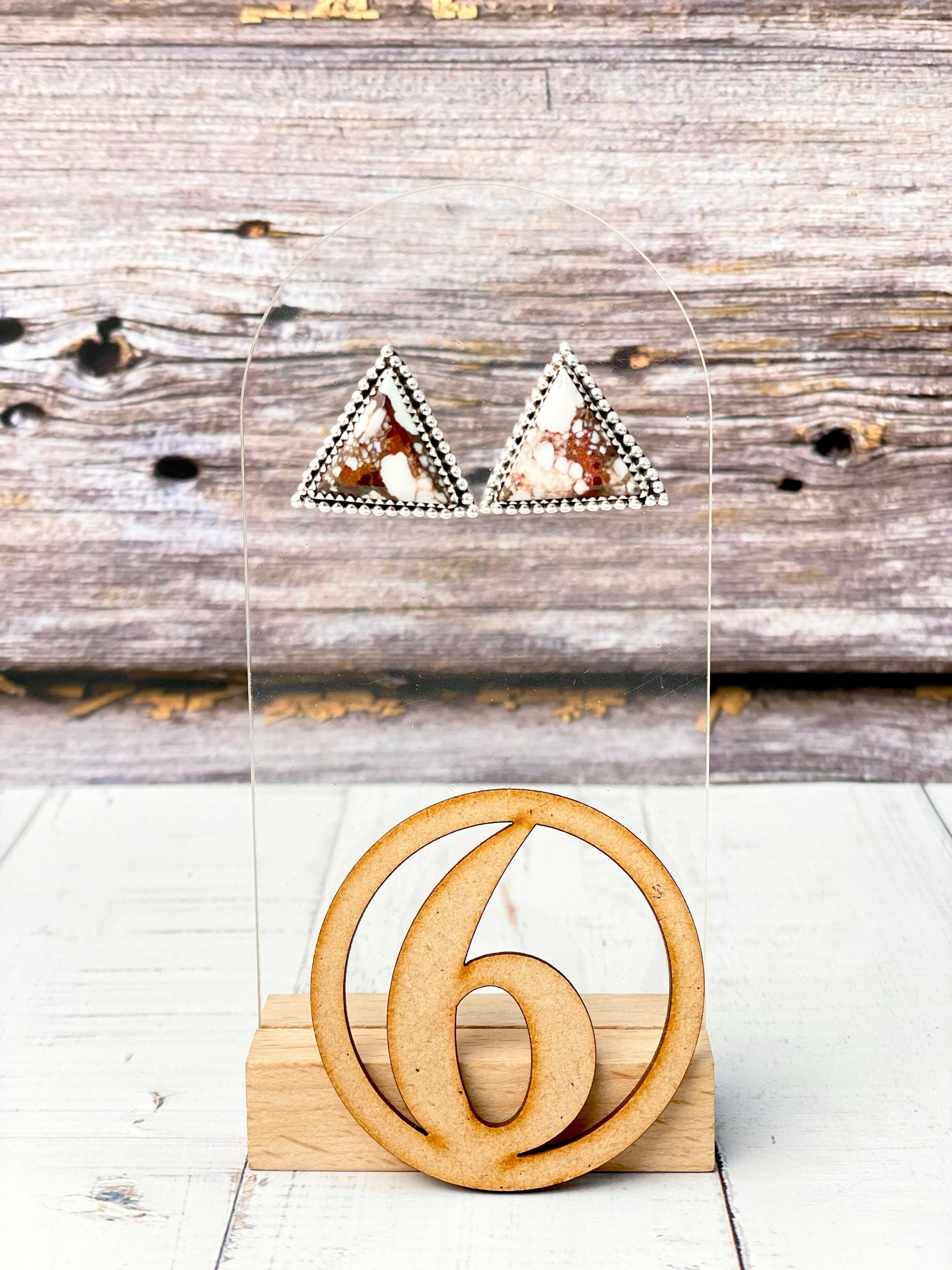 Triad Treasures Stone Earrings-Earrings-Krush Kandy, Women's Online Fashion Boutique Located in Phoenix, Arizona (Scottsdale Area)
