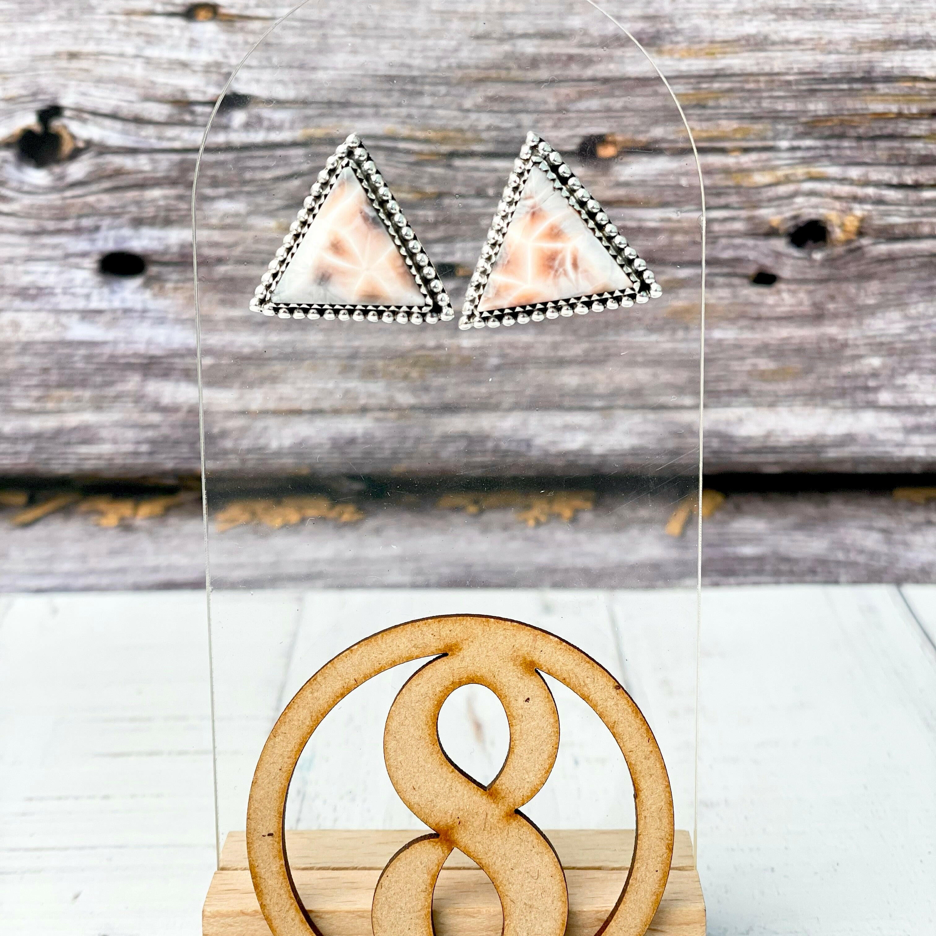 Triad Treasures Stone Earrings-Earrings-Krush Kandy, Women's Online Fashion Boutique Located in Phoenix, Arizona (Scottsdale Area)