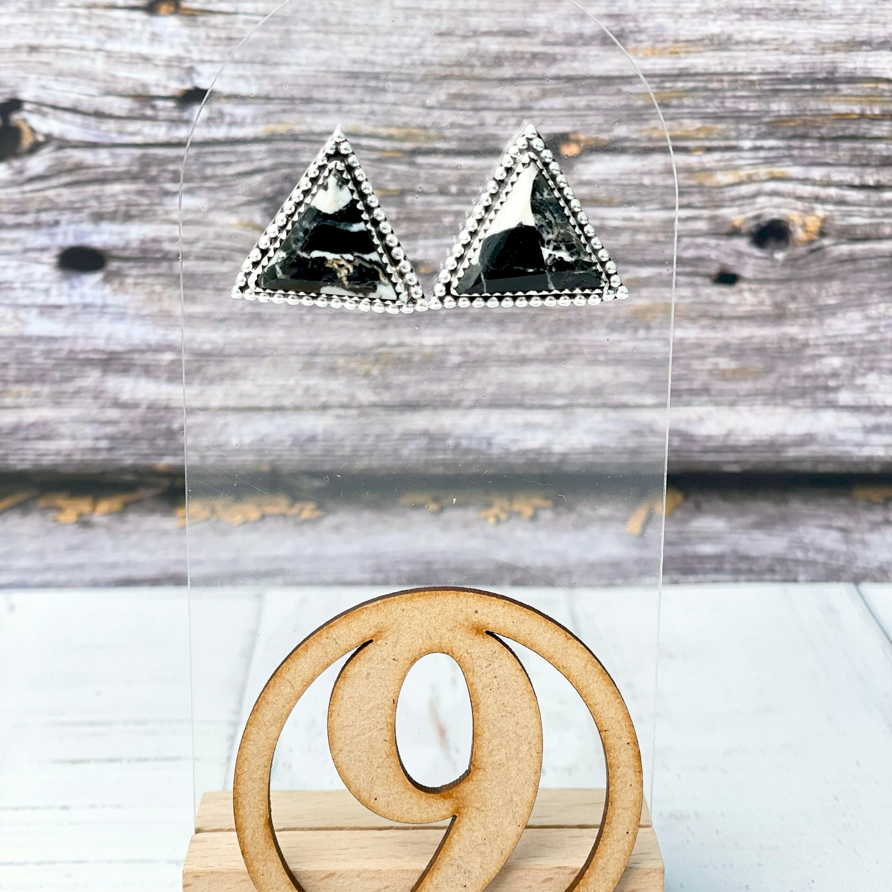 Triad Treasures Stone Earrings-Earrings-Krush Kandy, Women's Online Fashion Boutique Located in Phoenix, Arizona (Scottsdale Area)