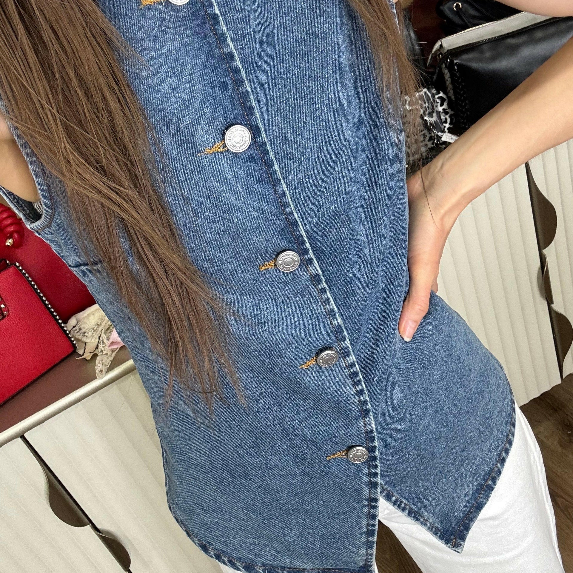 Desert Dune Button Up Vest-Vests-Krush Kandy, Women's Online Fashion Boutique Located in Phoenix, Arizona (Scottsdale Area)