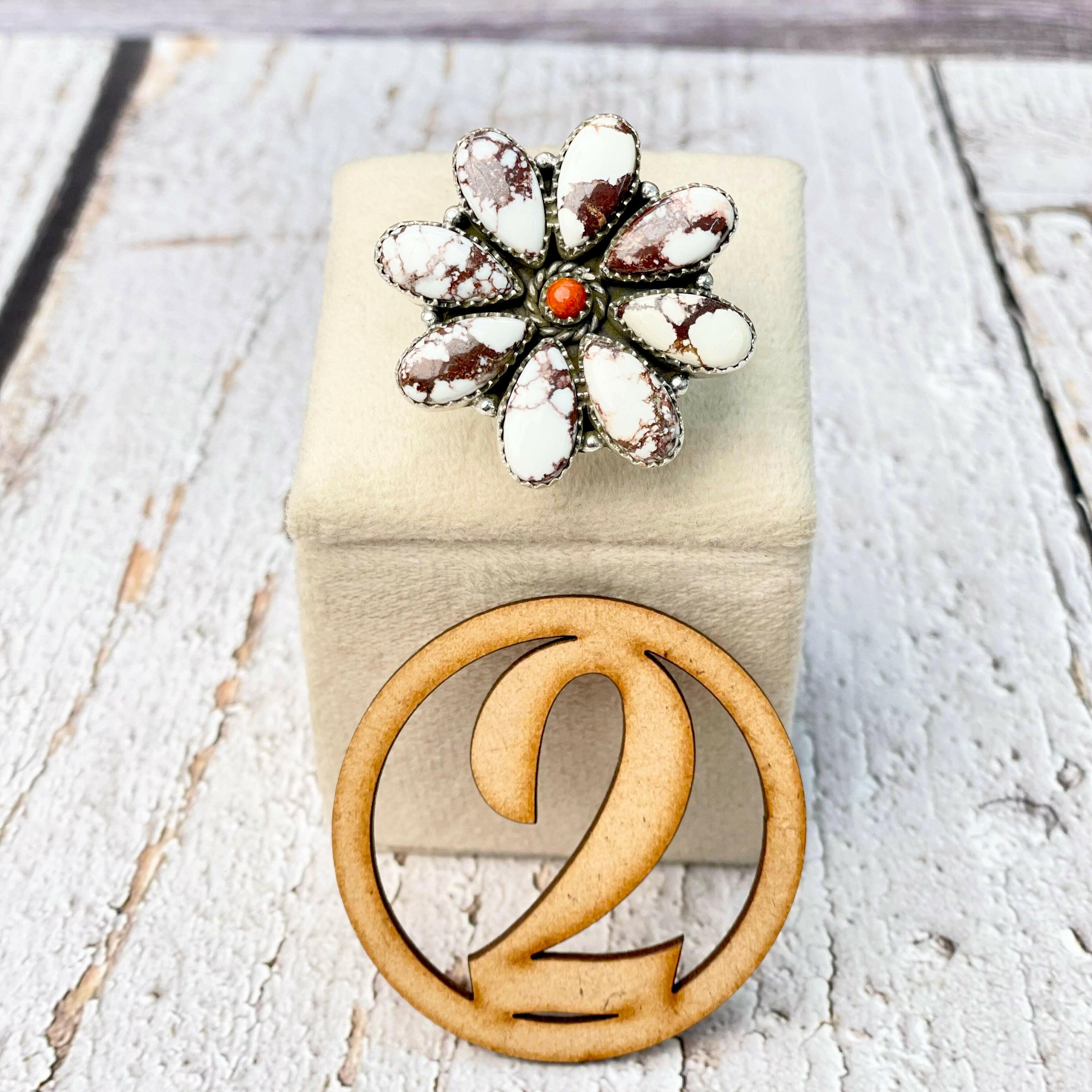 Flower Power Cluster Stone Rings-Rings-Krush Kandy, Women's Online Fashion Boutique Located in Phoenix, Arizona (Scottsdale Area)
