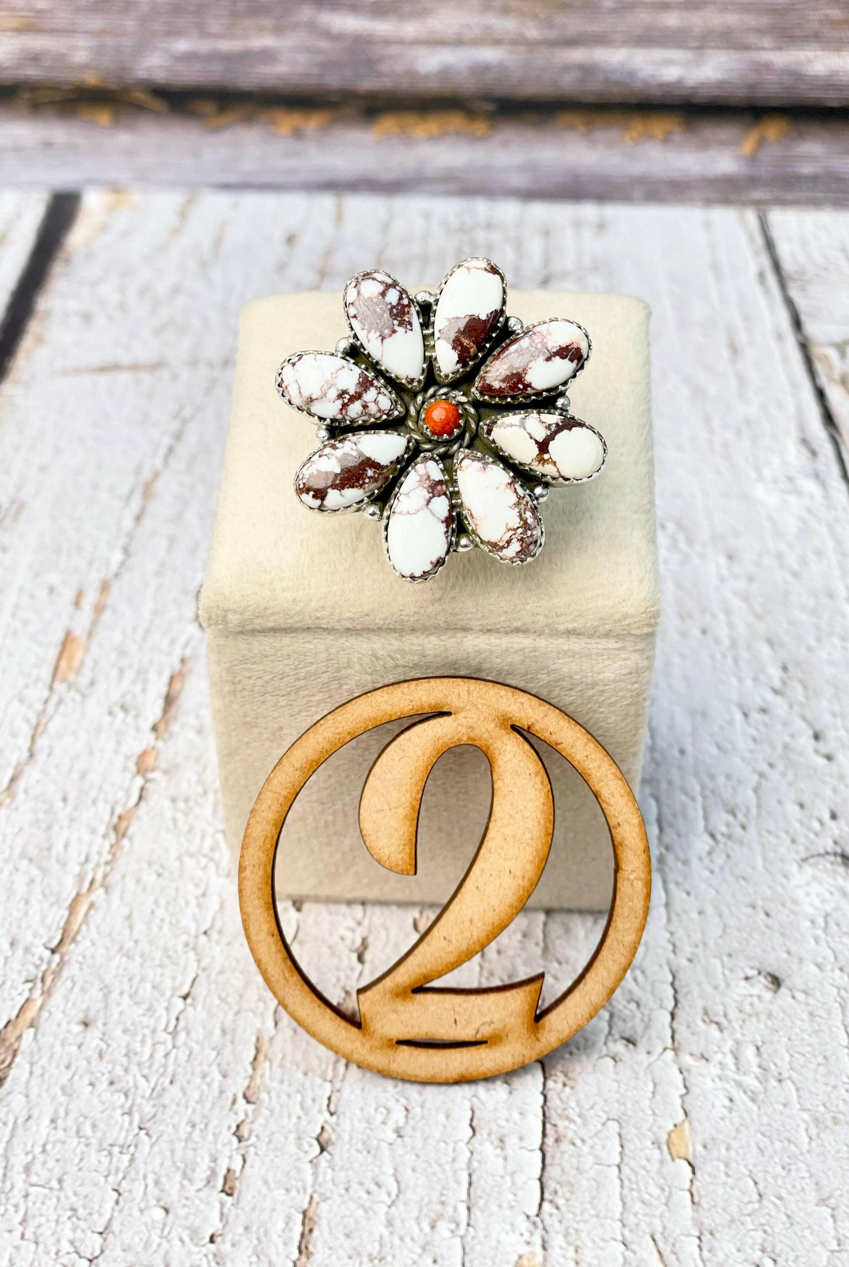 Flower Power Cluster Stone Rings-Rings-Krush Kandy, Women's Online Fashion Boutique Located in Phoenix, Arizona (Scottsdale Area)