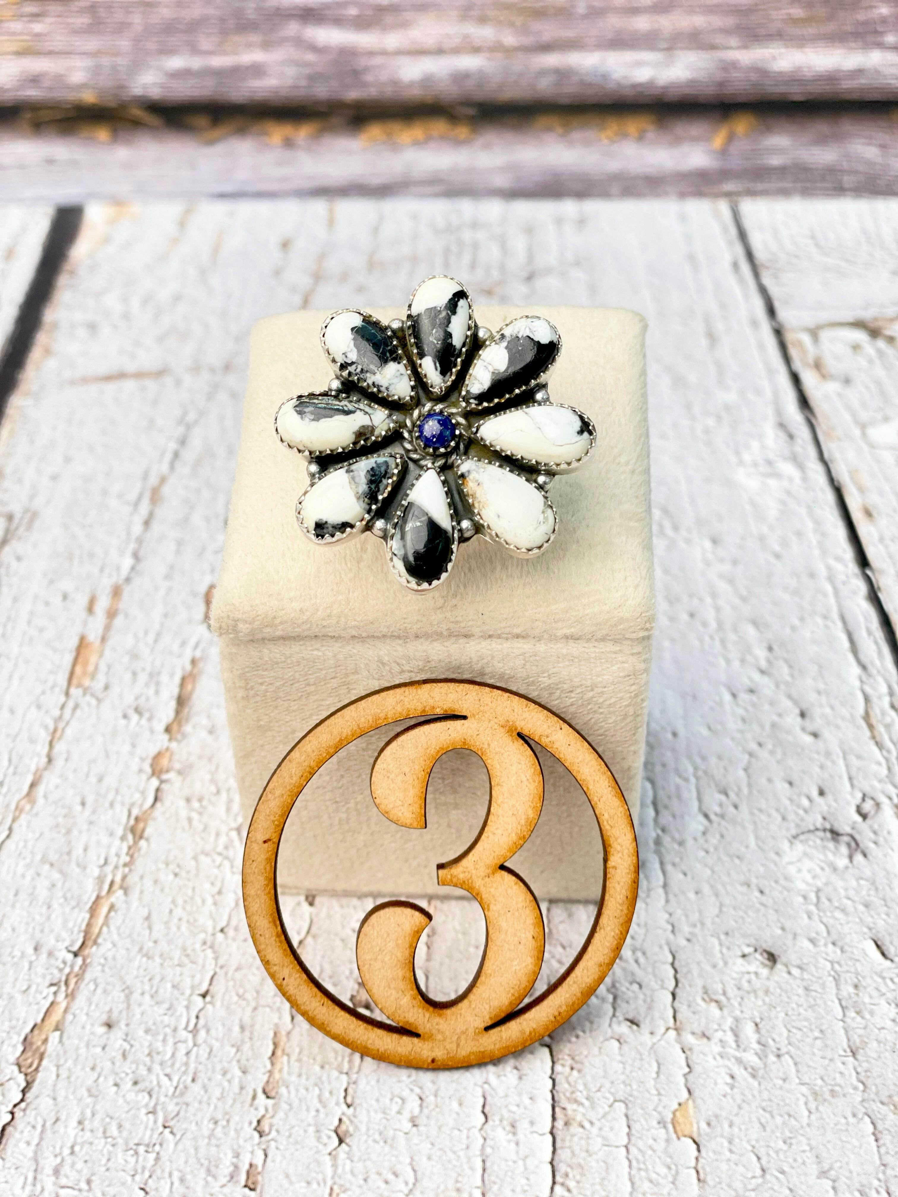 Flower Power Cluster Stone Rings-Rings-Krush Kandy, Women's Online Fashion Boutique Located in Phoenix, Arizona (Scottsdale Area)